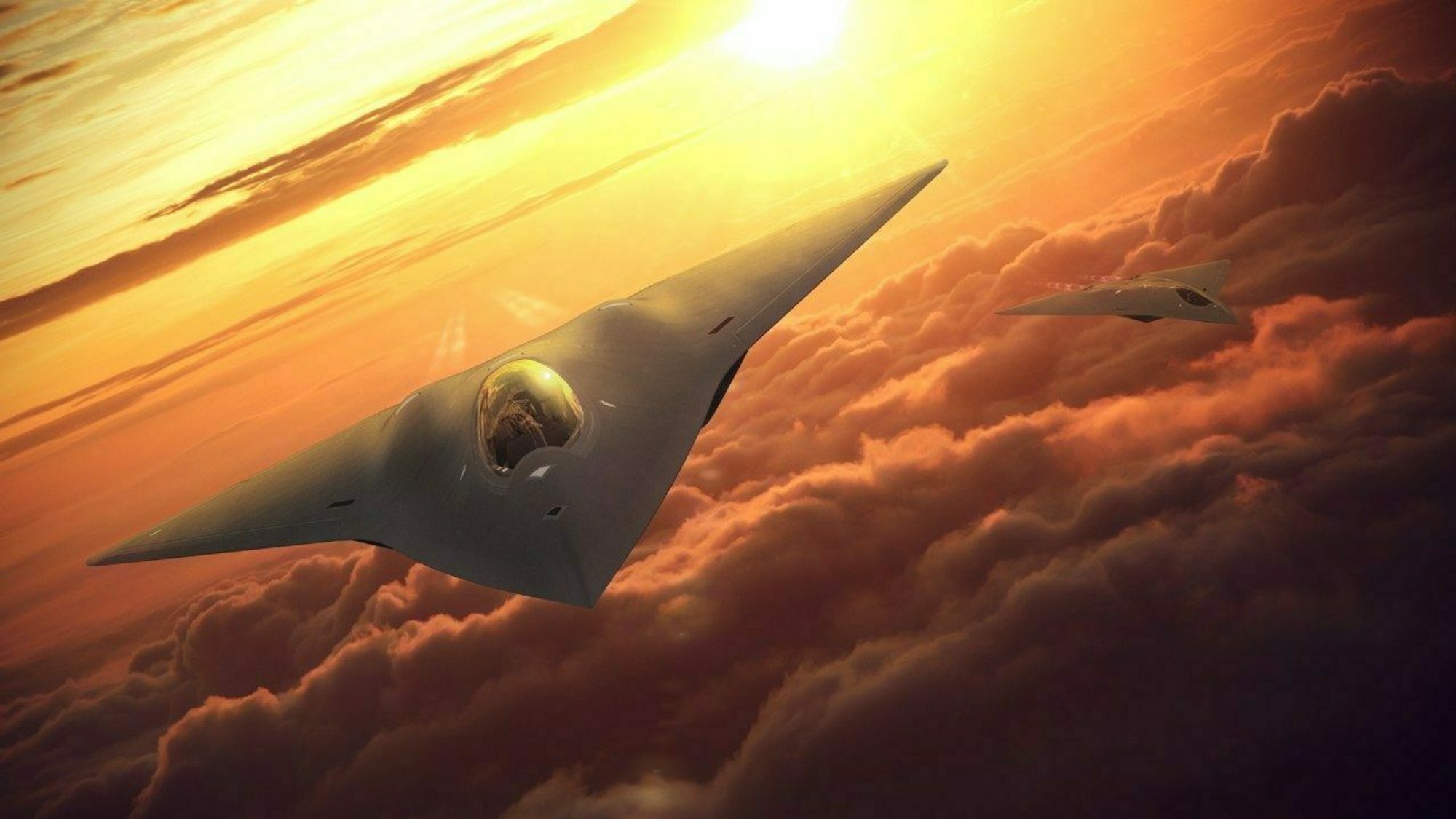 Dette er Skunk Works-tegninger til F/A-XX-programmet fra 2016. Når NGAD nå har klart å bygge et fly i løpet av et år, er en av grunnene trolig at de har hatt noen design å ta utgangspunkt i.