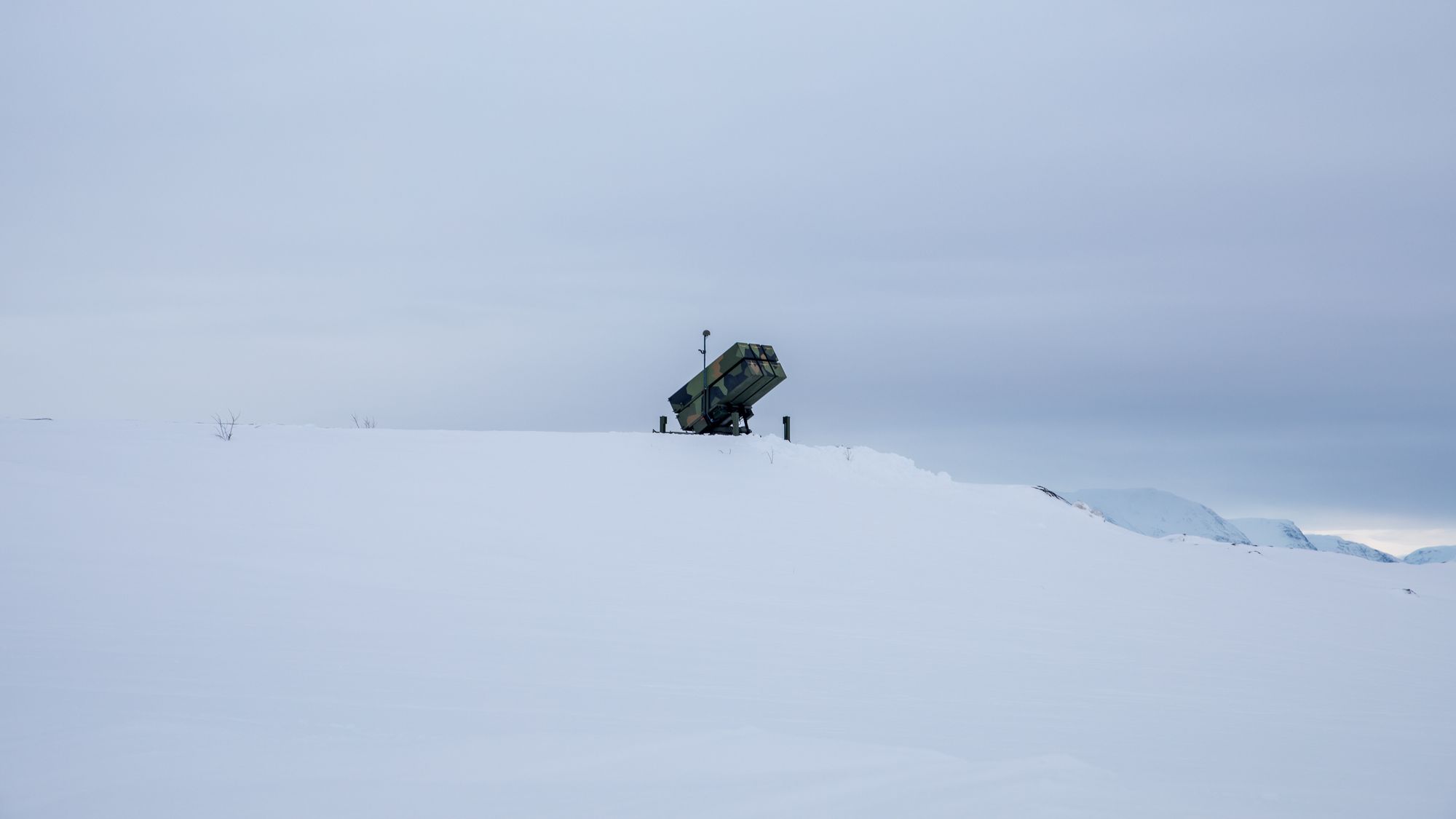 Norsk Nasams III-launcher under Cold Response i 2020.