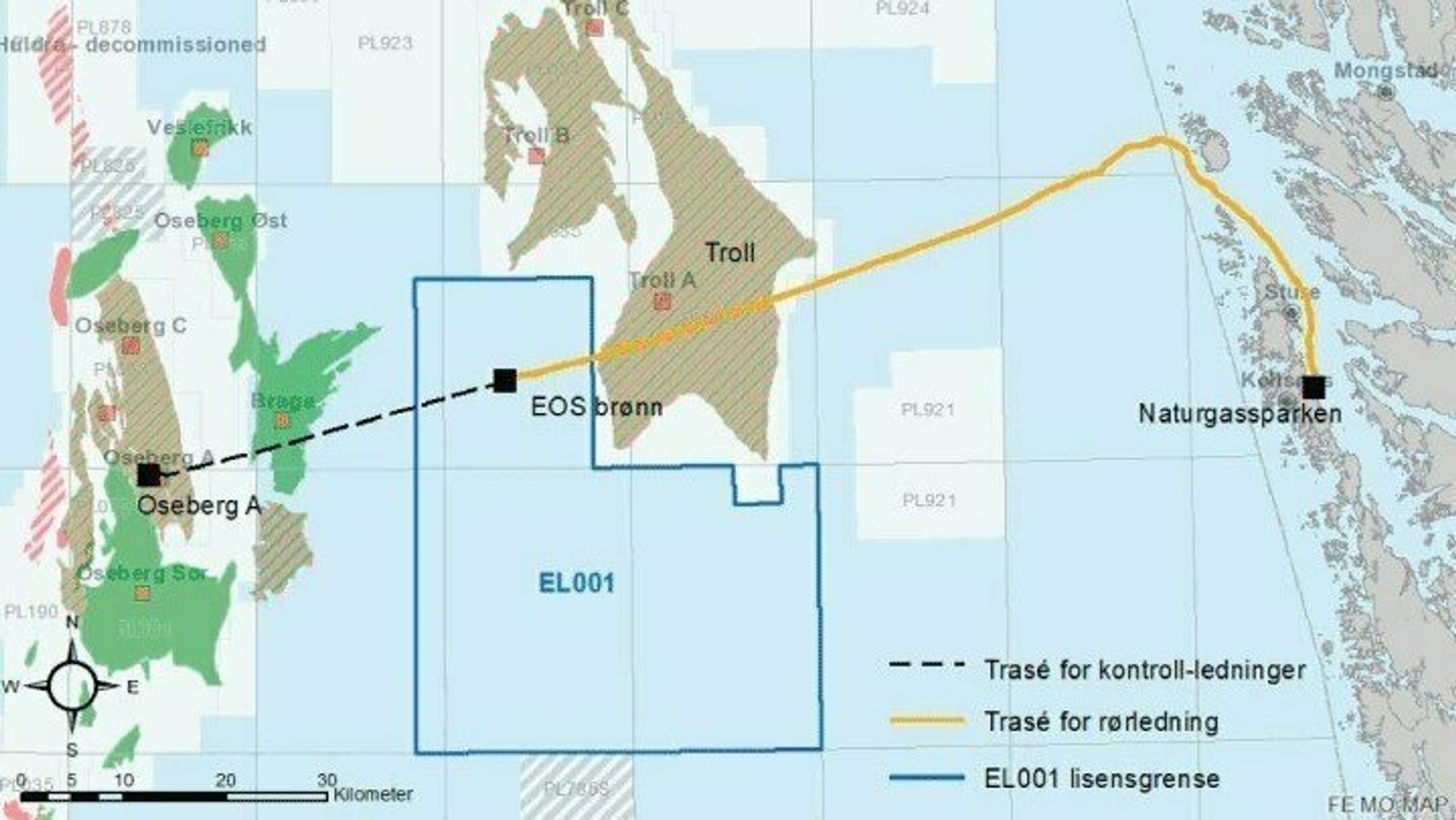 Regjeringen har nå godkjent utbyggingsplanen for CO2-lageret i Nordsjøen. 