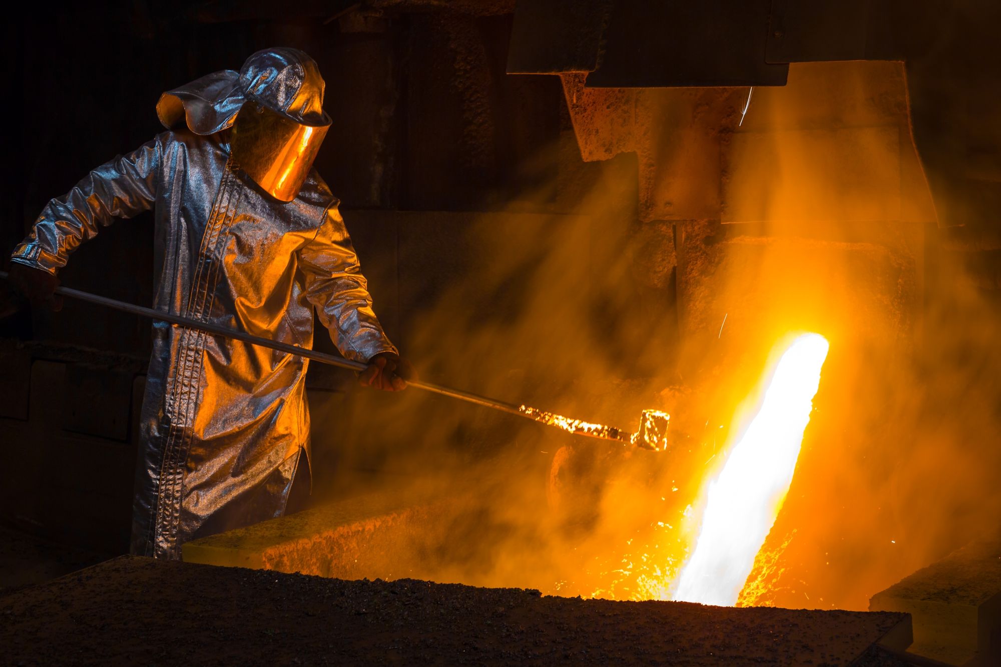 Fire smelteverk i Norge leverer nå mangan til stålindustri i Europa, noe de tidligere fikk fra Ukraina. Bildet er fra Eramet i Sauda, som produserer ferromangan.