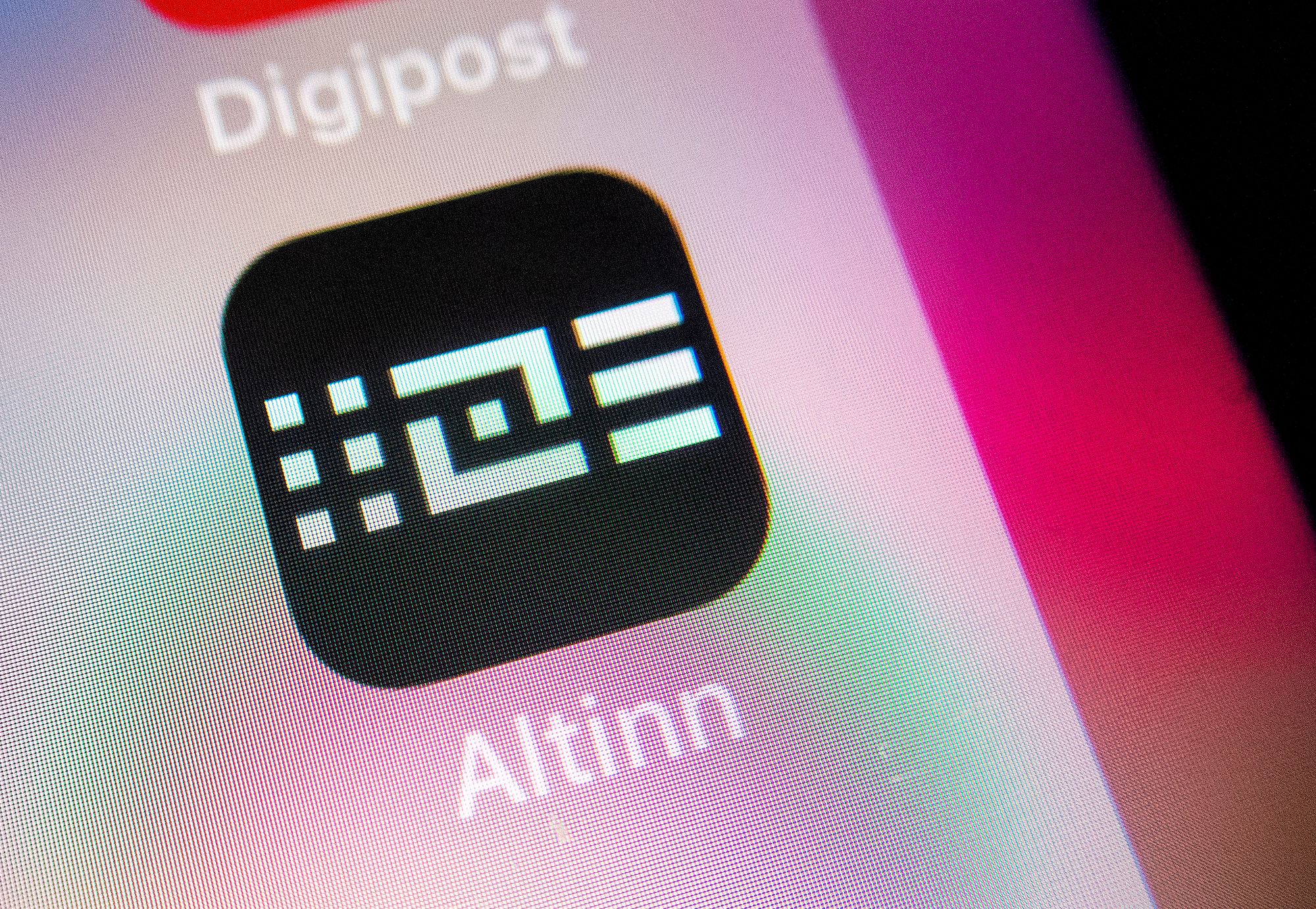 Illustrasjonsbilde: Altinn appen på mobil.
