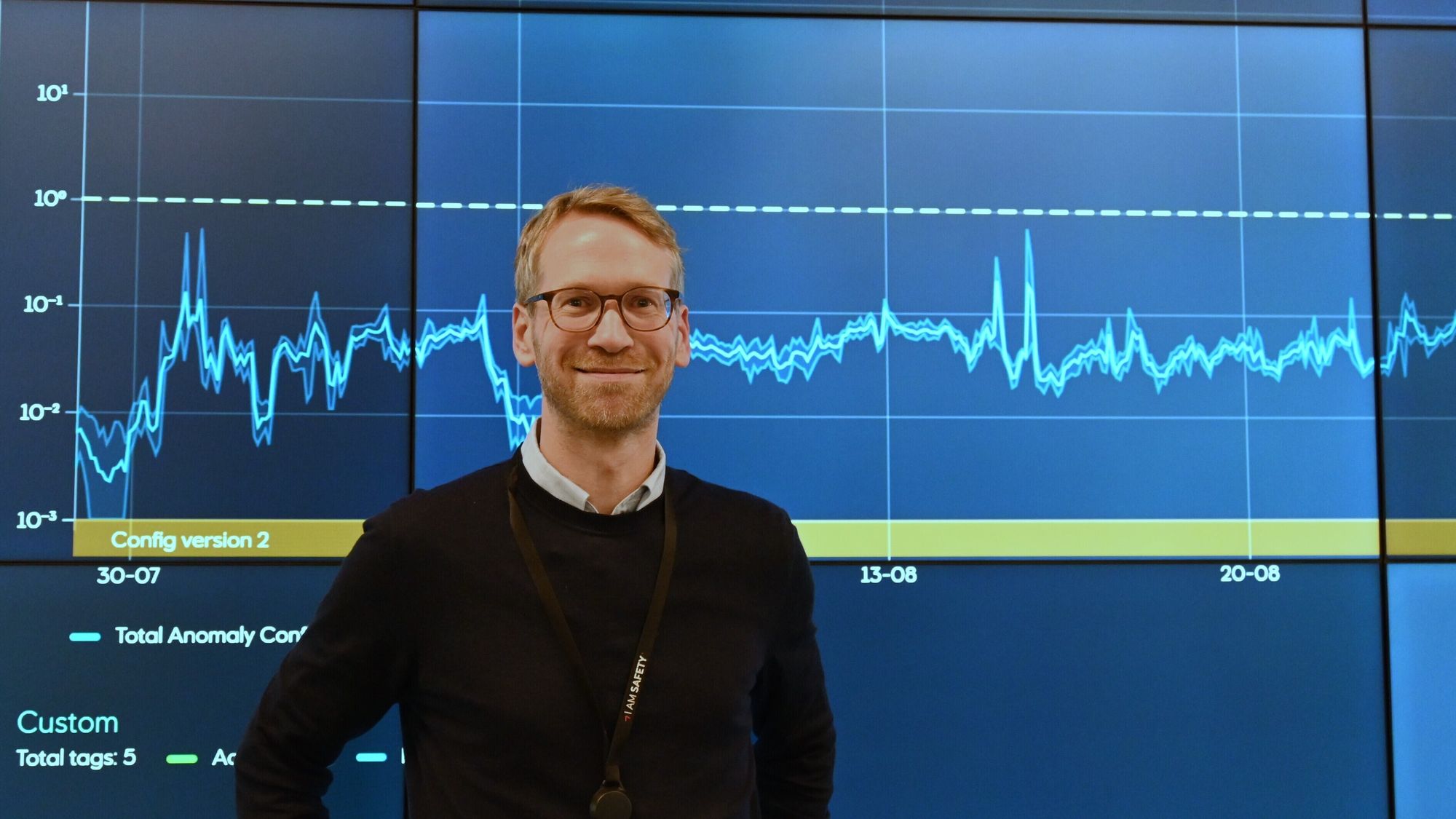 Torbjørn Folgerø er direktør for digitalisering og IT i Equinor. Her er han i selskapets IOCT (integrert operasjonssenter) på Sandsli i Bergen.