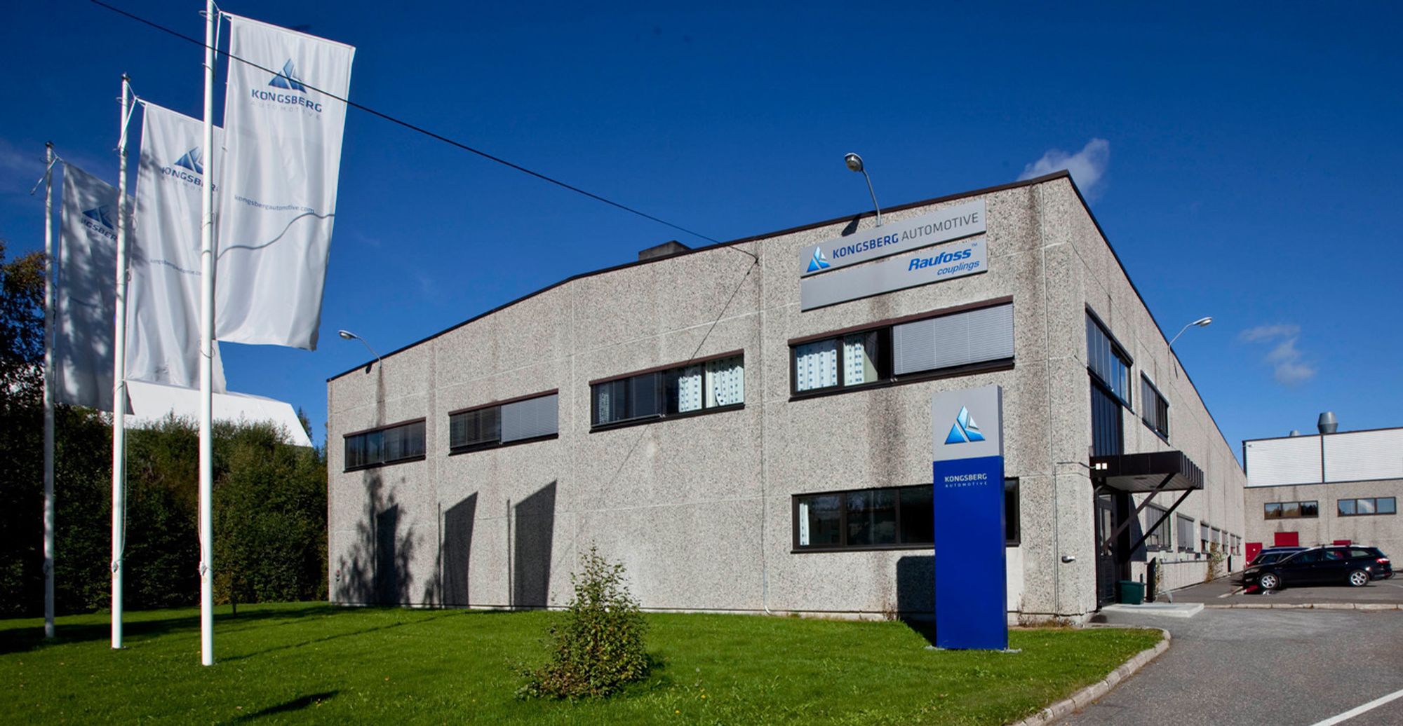 Bildet er fra selskapets fabrikk i Raufoss.