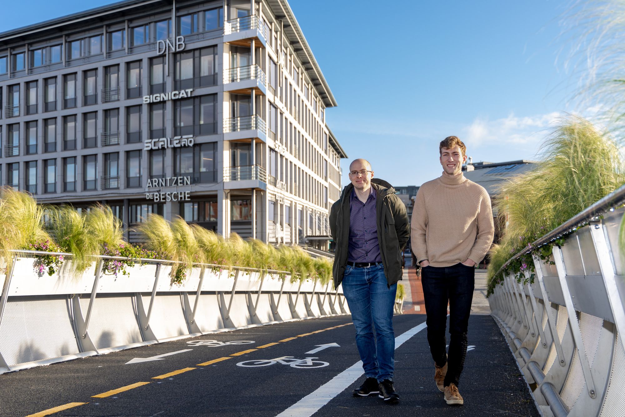Ole Martin og Marius markerer starten på storbankens tech-satsing i Trondheim