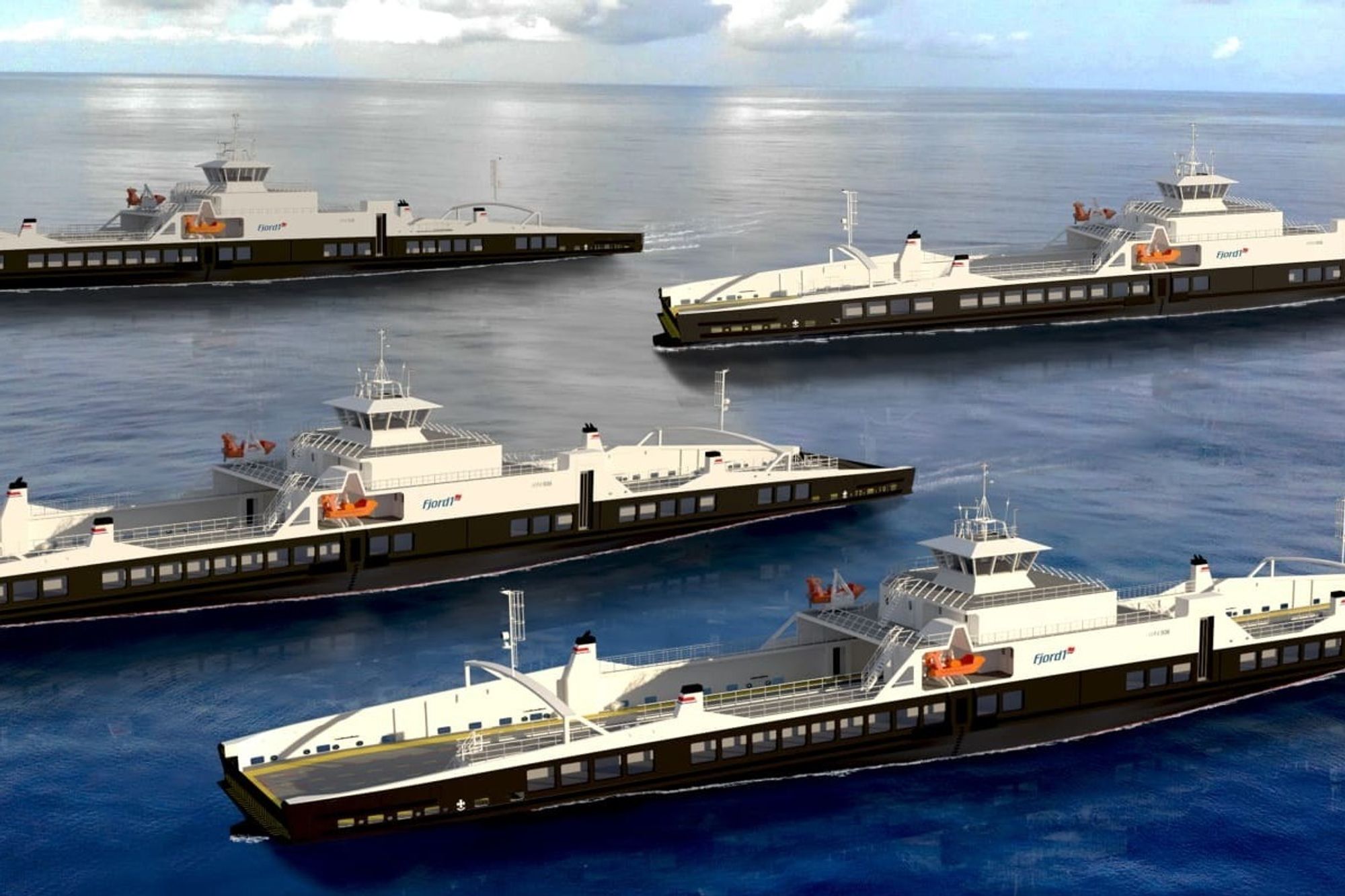 HAV Group har designet fergene til Fjord1 og skal levere elektriske og autonome system og funksjoner. Fergene skal inn på E39 Lavik-Oppedal i september 2026. 