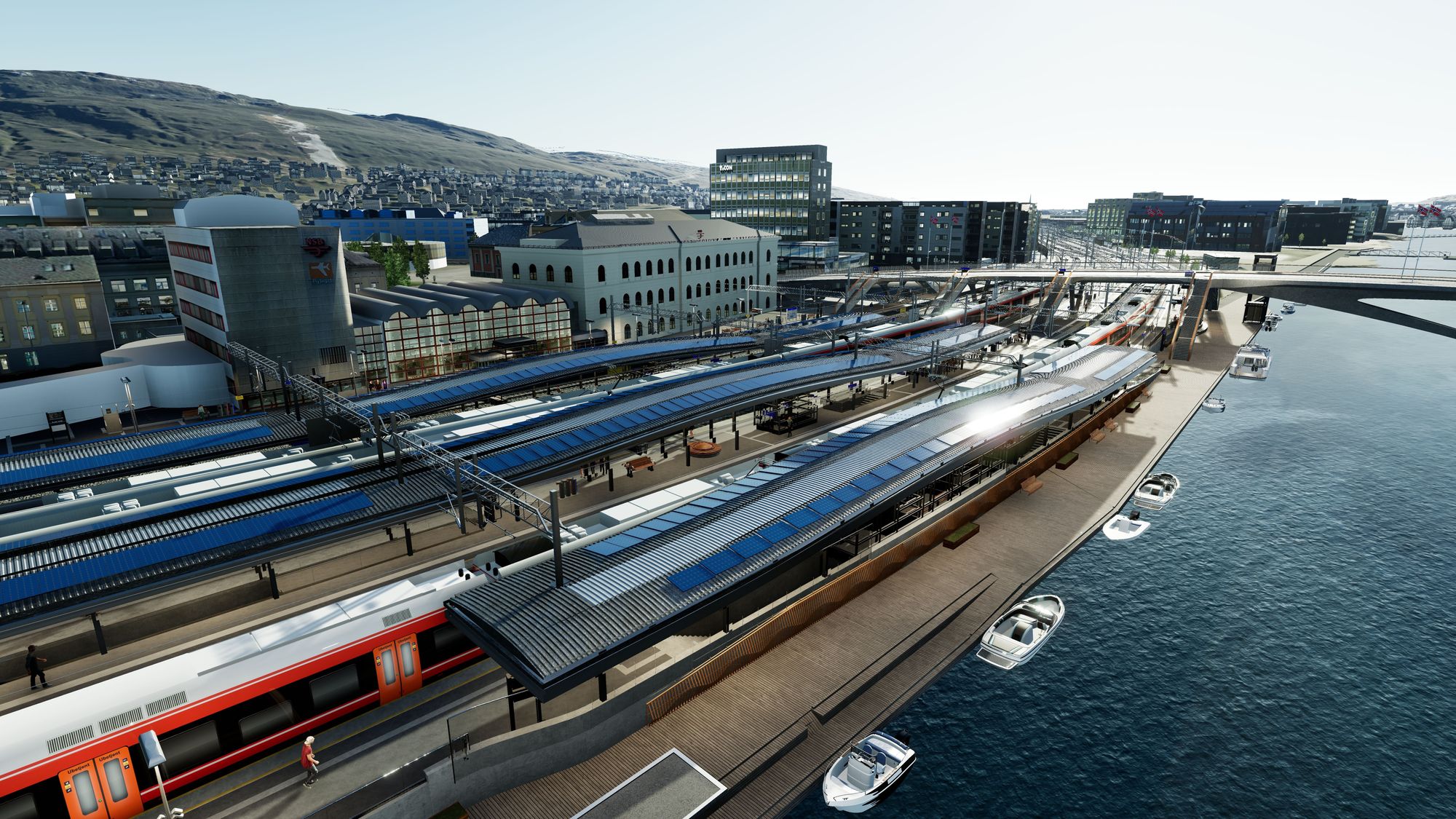 Nå tar nye Drammen stasjon form