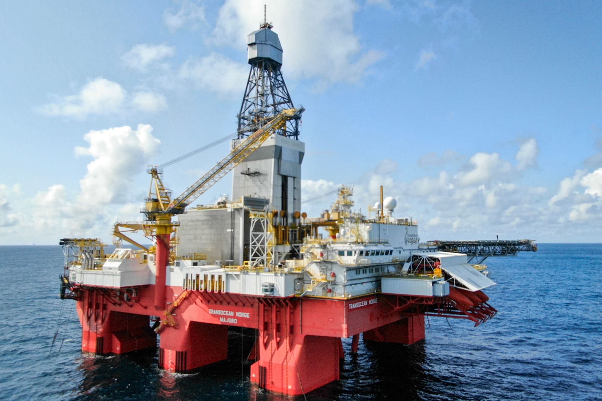 Boreriggen Transocean Norge boret Haydn/Monn-brønnen i Norskehavet for OMV, som er det største funnet på norsk sokkel i 2024. 