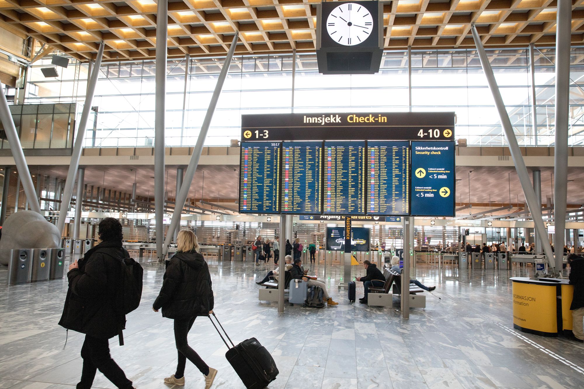 I høst blir det noen endringer i innsjekk og bagasjedropp på Oslo lufthavn. 