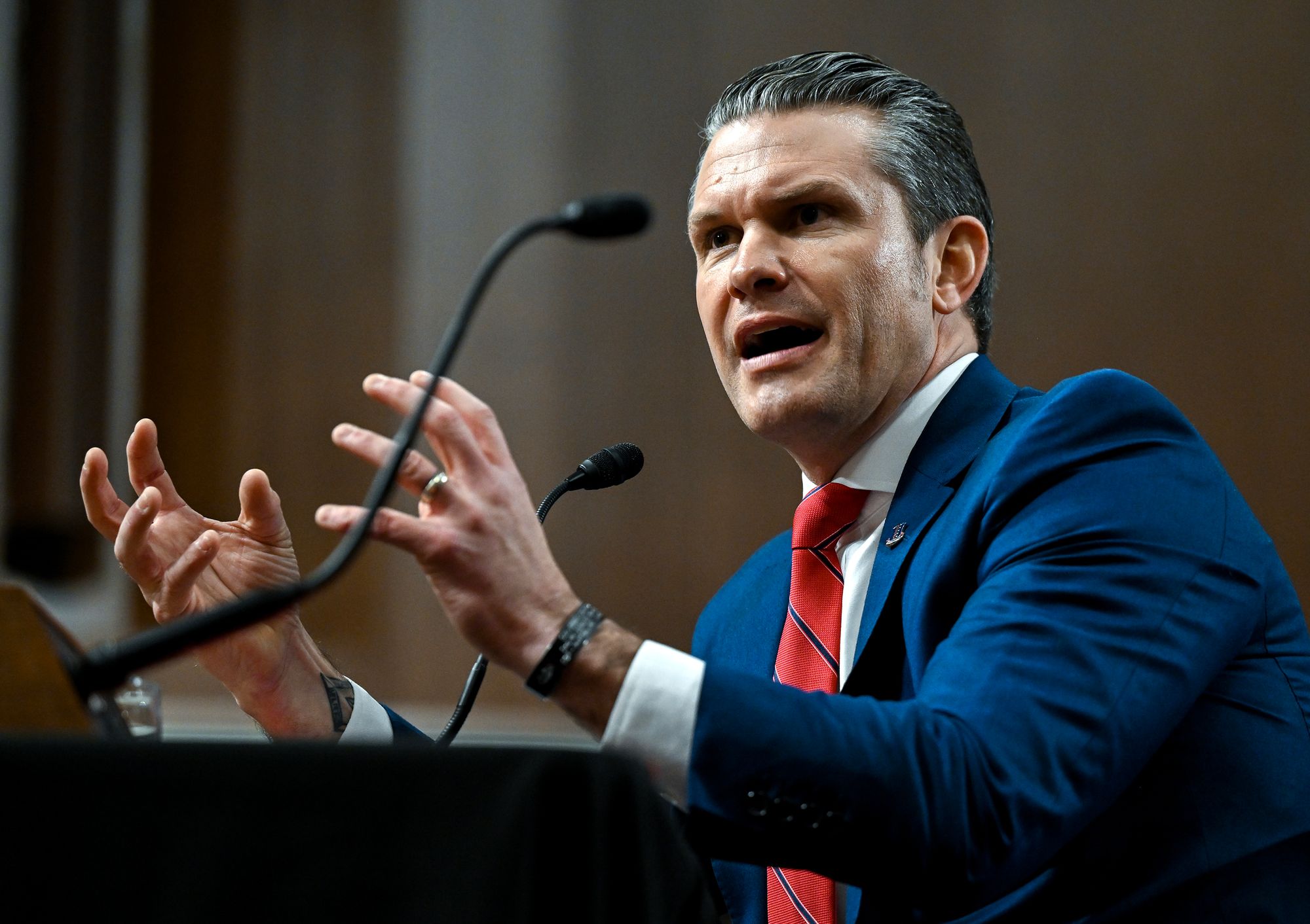 Pete Hegseth ble i forrige uke grillet under en høring i Senatet. Trump har utpekt ham til å bli USAs neste forsvarsminister.