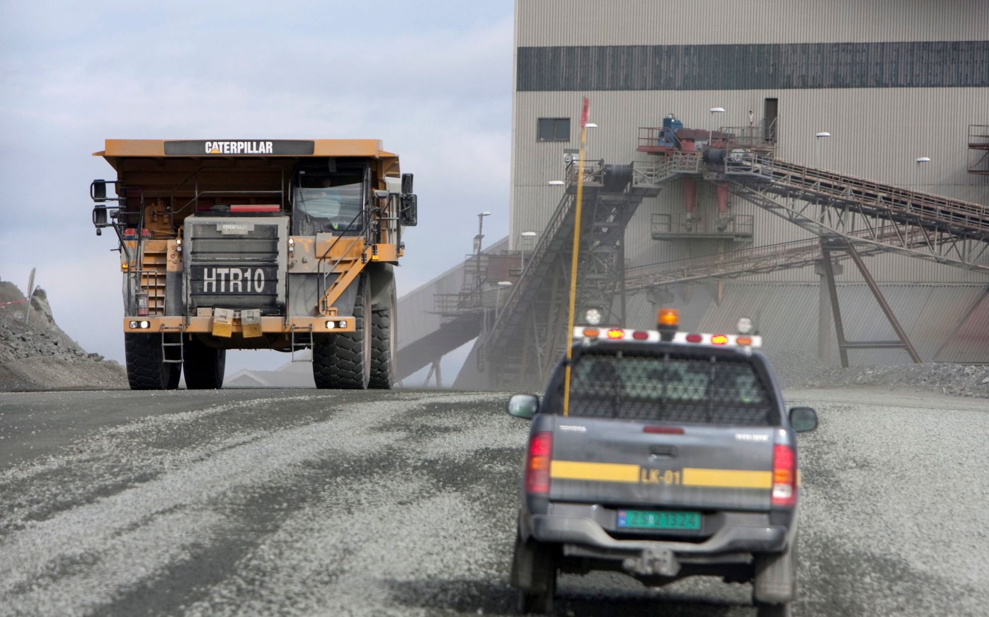 Slik så det ut da Sydvaranger Gruve i Kirkenes startet opp driften på nytt i 2010, 13 år etter at den statlige gruvedriften ble stanset.