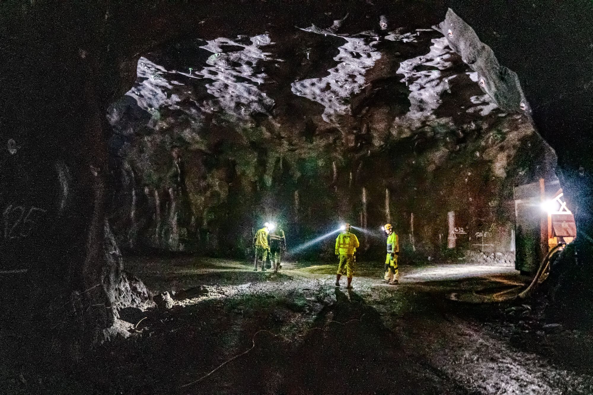 En av de nye tunnelene ved Lovö i E4-prosjektet Förbifart Stockholm.