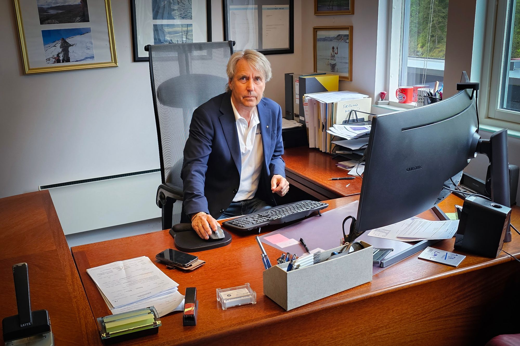 Geir Scherman Karlsen, daglig leder i Mobil Megleren, liker ikke at Ice-selgere i bedriftsmarkedet reklamerer med «Telenor-dekning».