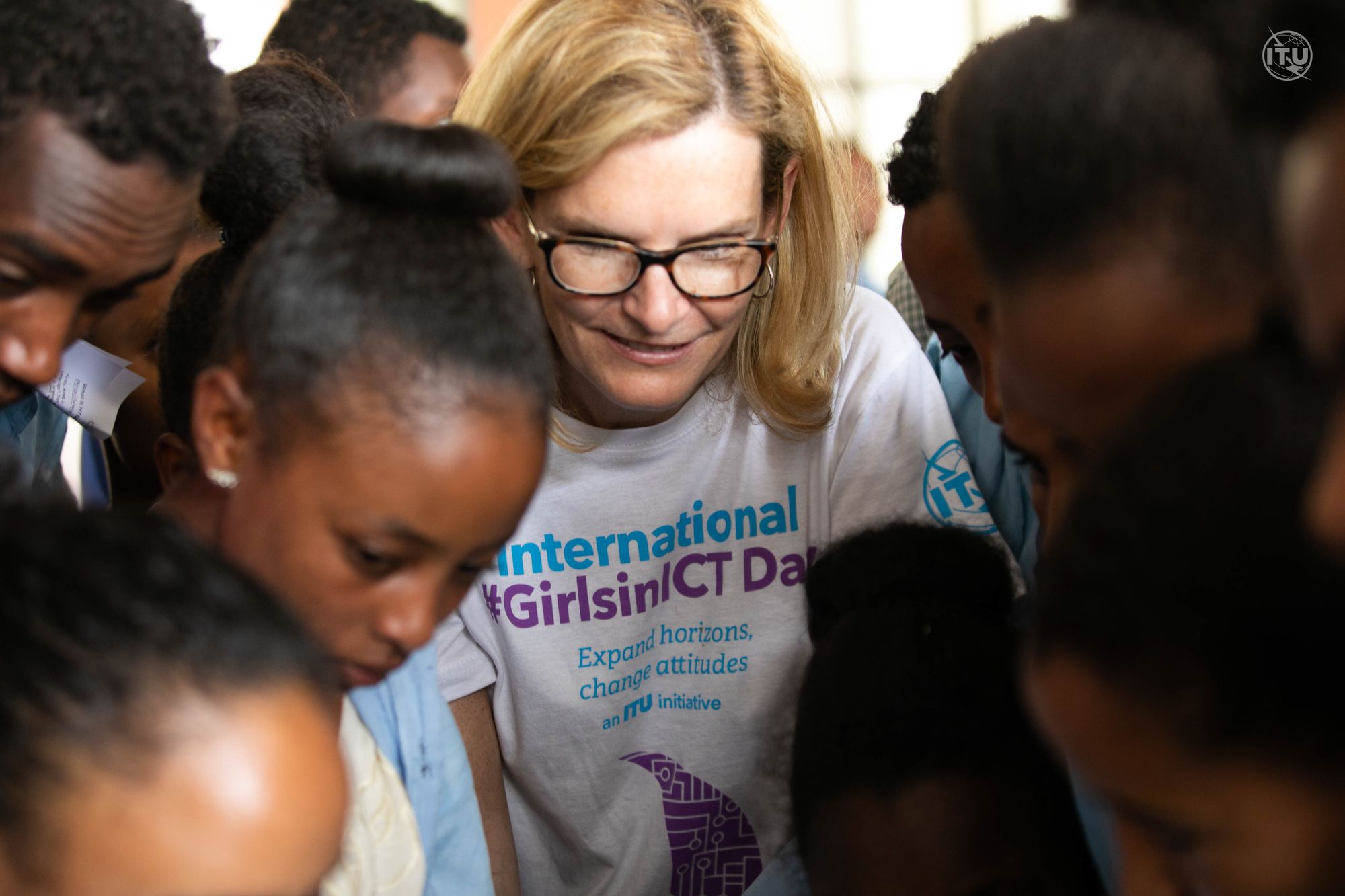 Generalsekretær Doreen Bogdan-Martin i ITU, fotografert under kampanjen Girls in ICT, i Addis Abeba i Etiopia.