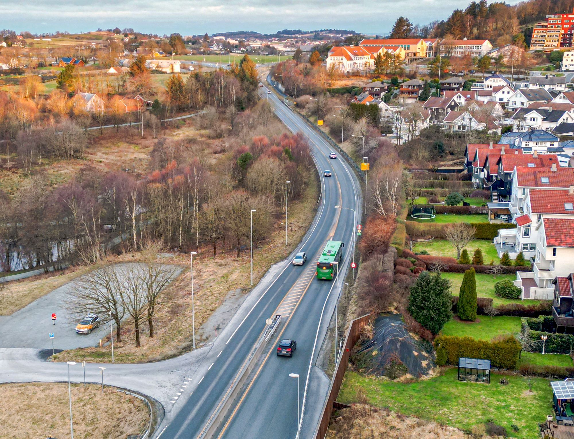 Smiene-Harestad er et prosjekt i Bymiljøpakken Nord-Jæren, og planlagt byggestart er 2025. Strekningen skal kobles opp mot Rogfast.