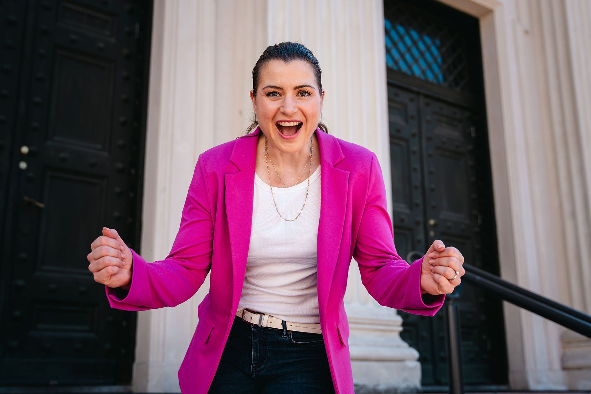 Elisabet Haugsbø ser frem til å fortsette som Tekna-president i to nye år.