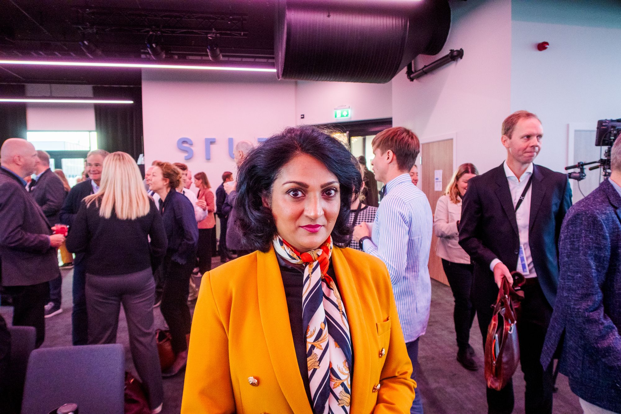 Avdelingsdirektør for marked og tjenester i Nasjonal kommunikasjonsmyndighet, Kamilla Sharma, fotografert under Nkom agenda høsten 2023. Hun er ikke overrasket over at mange mener noe om hvordan fremtidens bredbåndsmarked bør se ut.