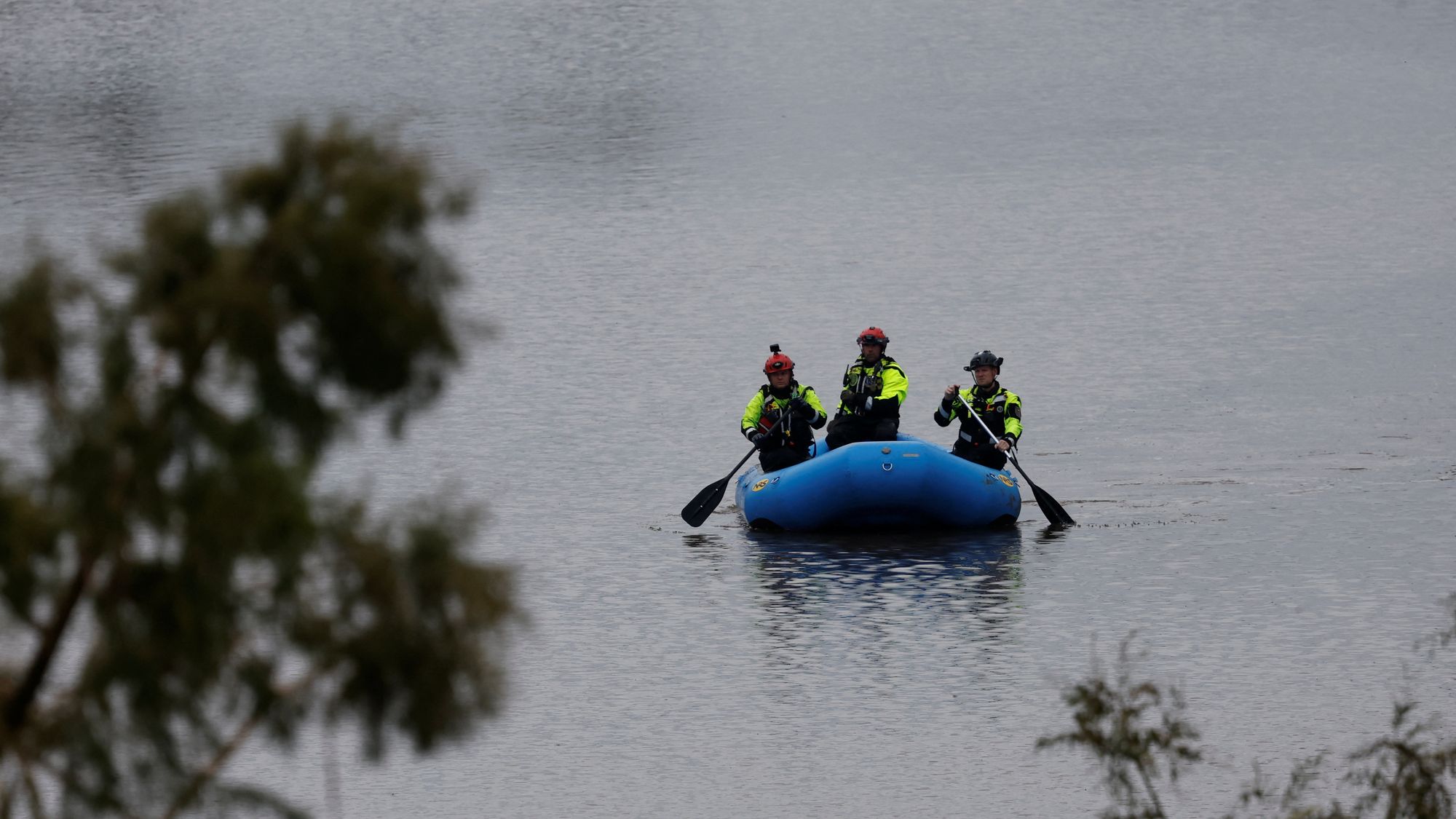 Vannstanden er fortsatt høy to dager etter styrtregnet i Kerrville i Texas.