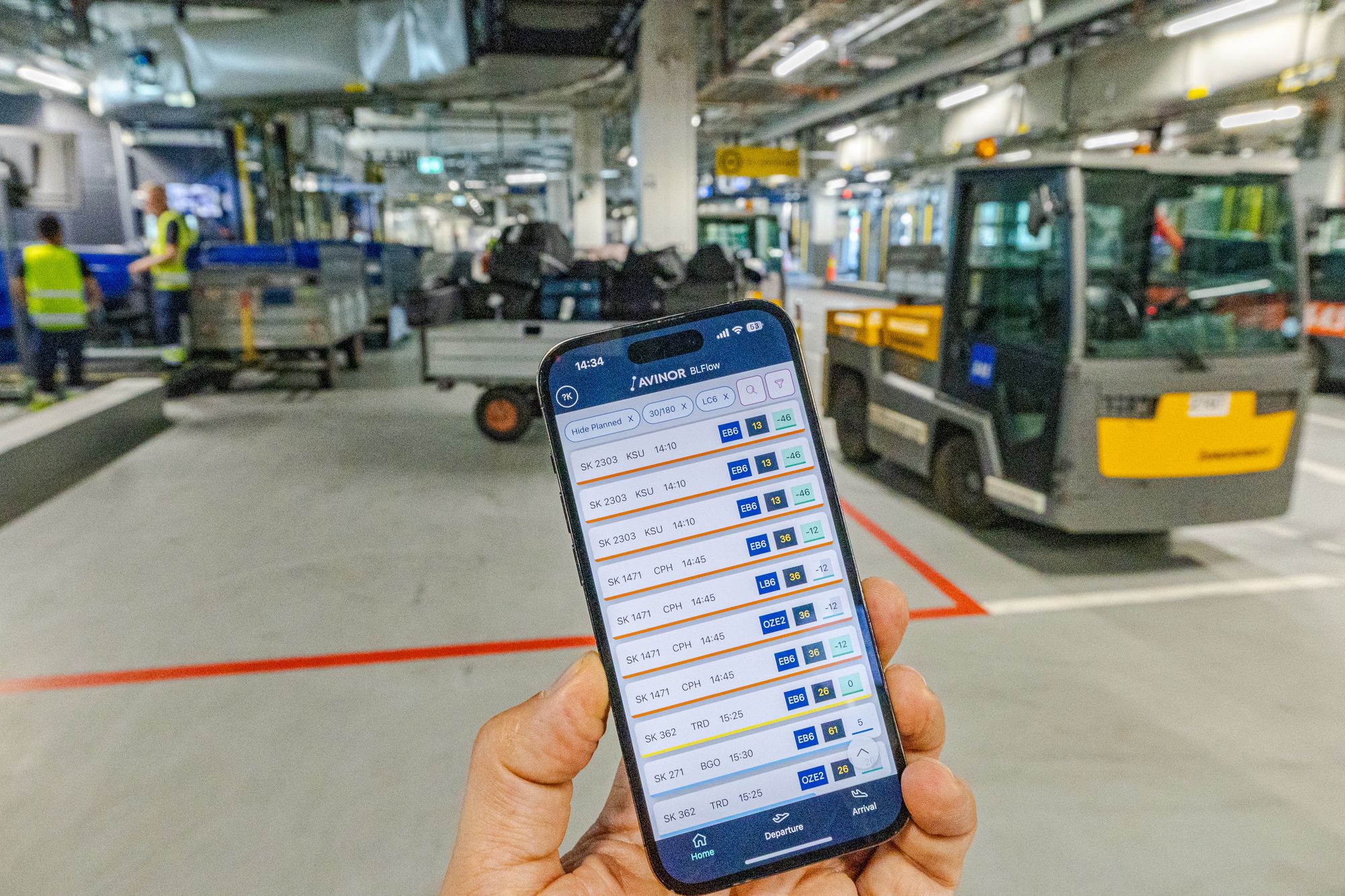 Denne norske appen, BLFlow, har vakt oppmerksomhet langt ut over Norges grenser. Den skal gjøre bagasjehåndteringen på lufthavner langt mer effektiv.