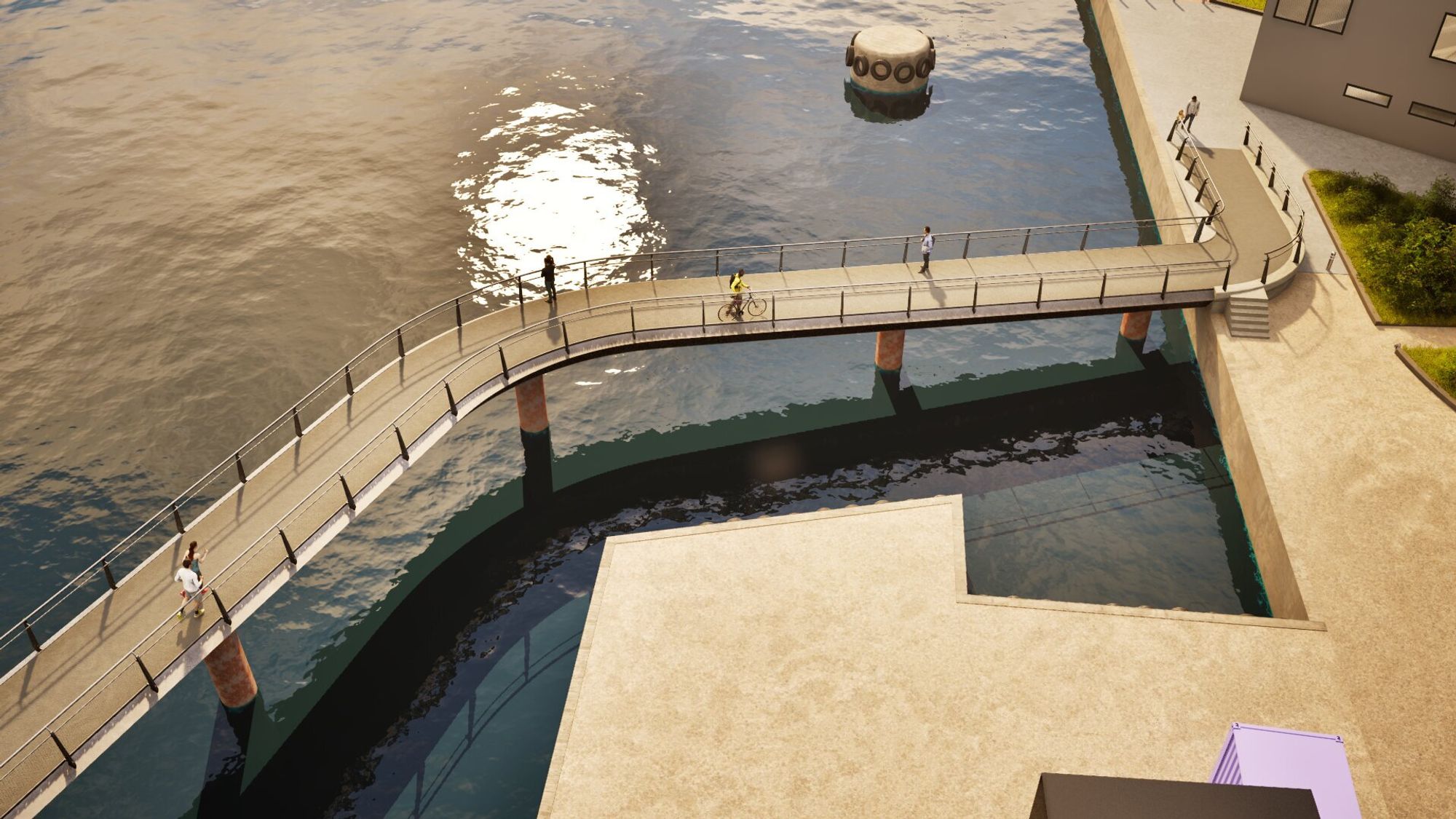Marinebroen på 60 meter blir Norges lengste aluminiumsbru, ifølge produsenten.