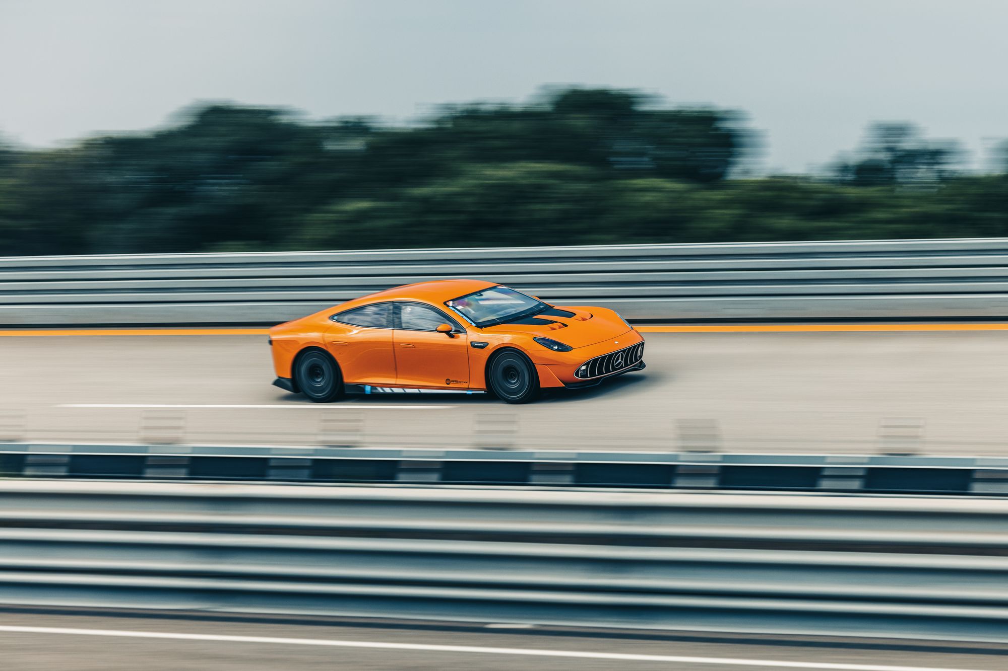 Konseptbilen AMG GXX fra Mercedes kjørte mer enn 40.000 km på litt over en uke.