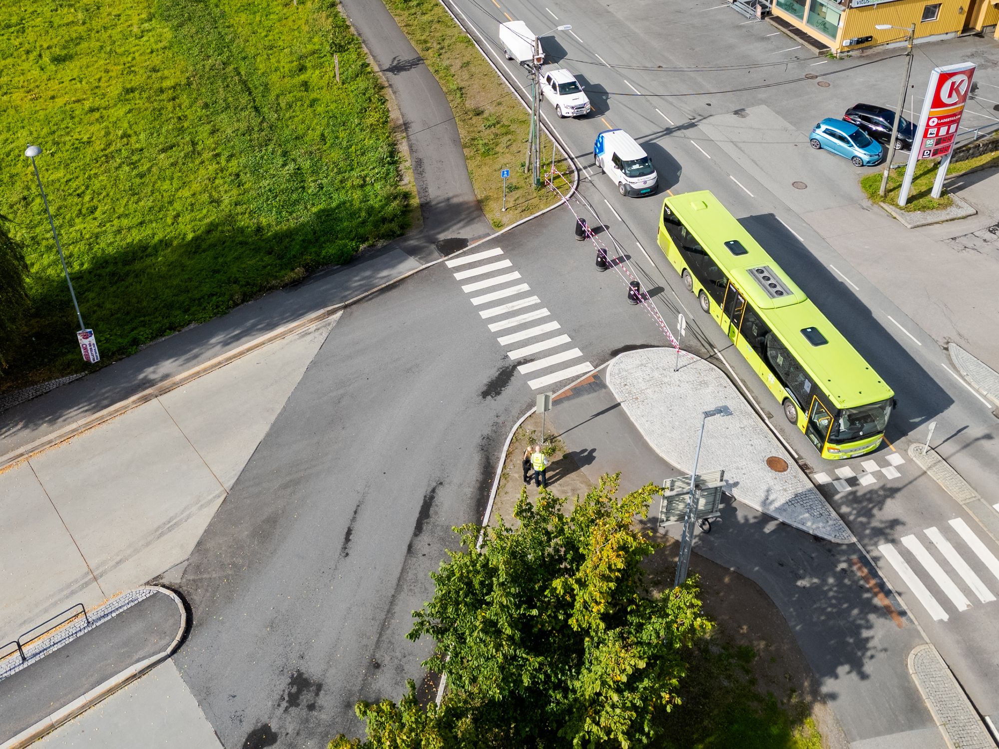 Fra onsdag 20. august har Skedsmo bussterminal vært stengt for trafikk. 