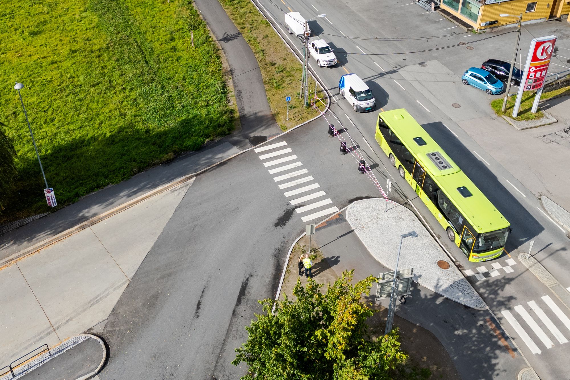 Skedsmo bussterminal ble stengt 20. august i år.