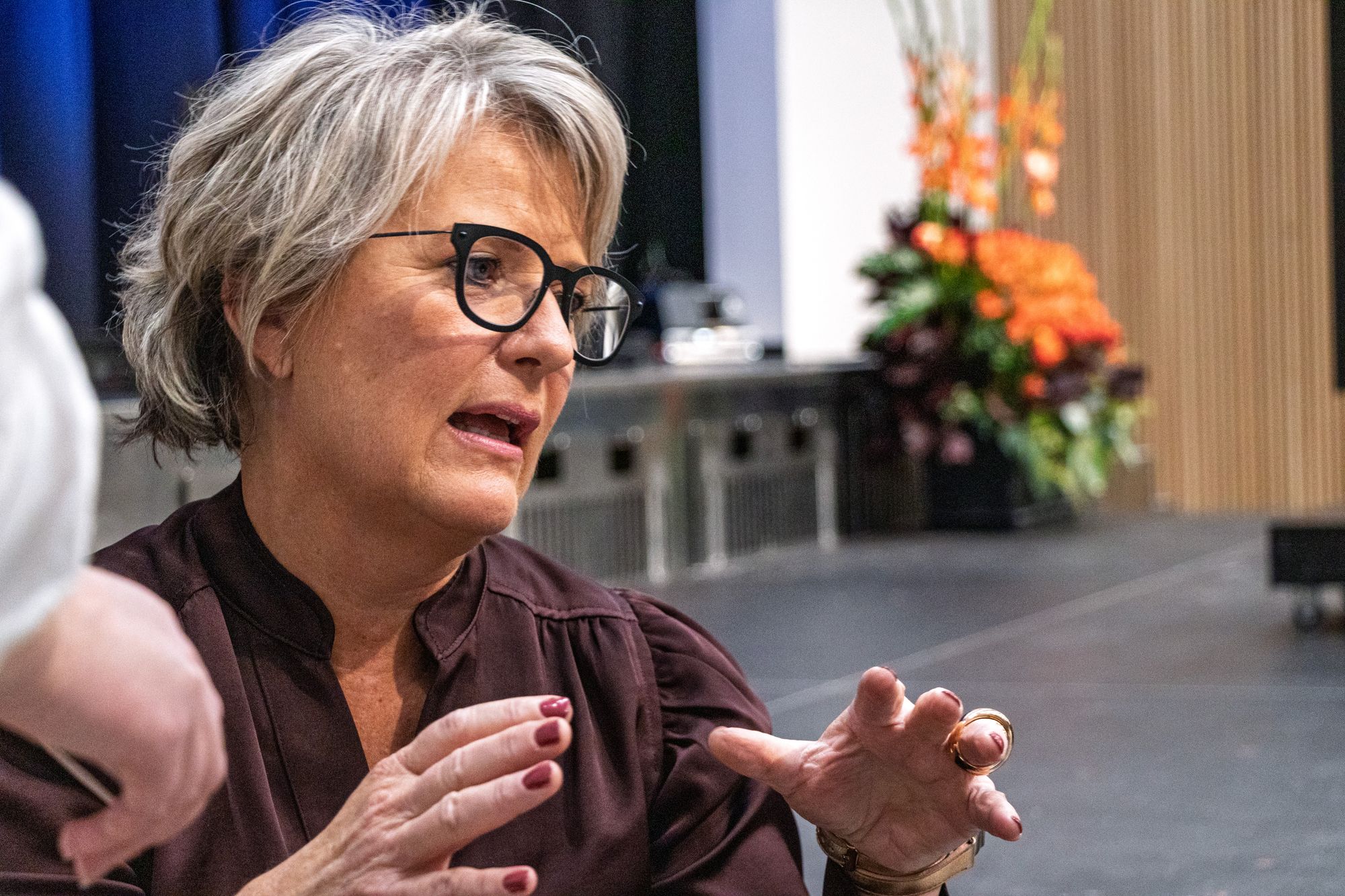 Benedicte Schilbred Fasmer, administrerende direktør i Telenor får foreløpig ikke kjøpe Globalconnects privatkunder og tilhørende fibernett.