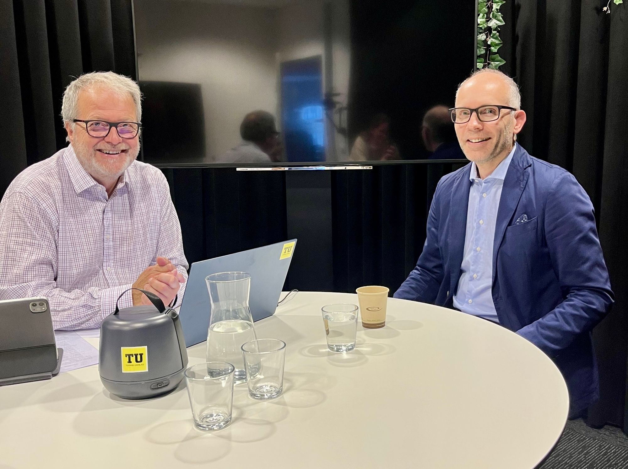 Øystein Sveinsvoll Skoge (t.h.) leder Thor Kraft AS, som ønsker å etablere kjernekraft basert på thorium og saltsmelteteknologi. 