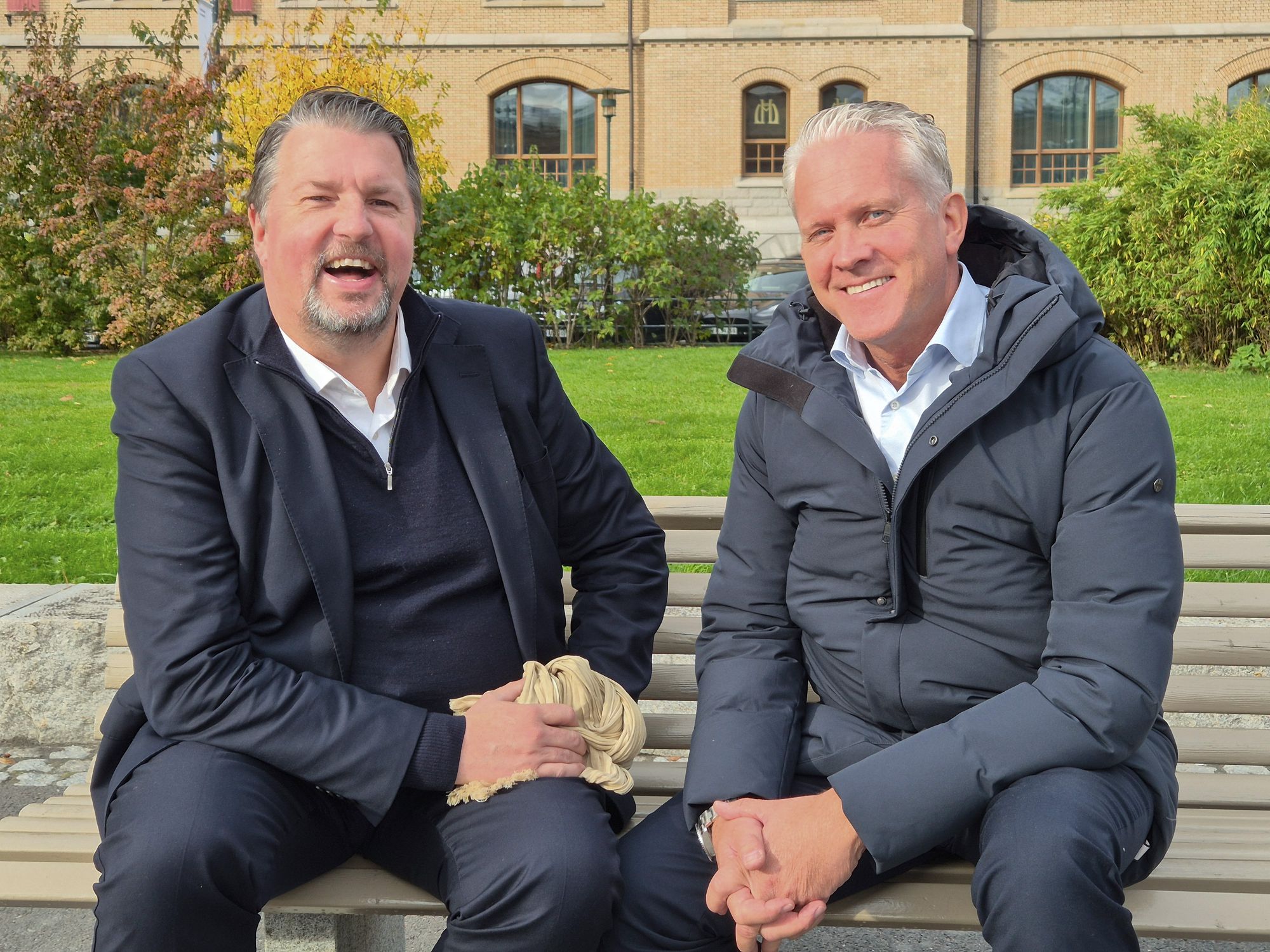 Geir Øyvind Gulliksen og Espen Viskjer jobbet sammen i overkant av tre år i Crayon. Nå blir de kolleger igjen. 