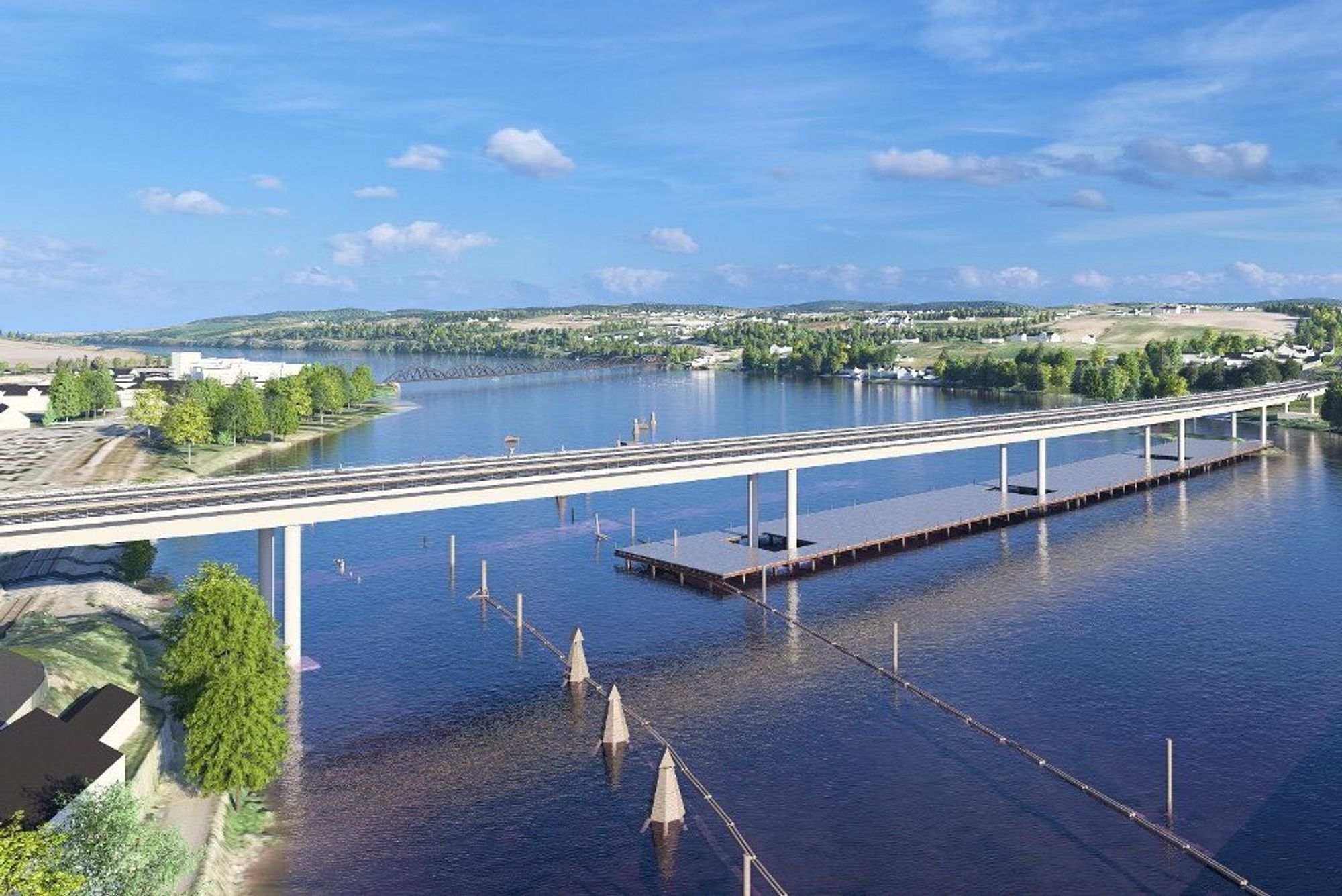 Riksantikvaren ønsker en bjelkebru over Glomma. 