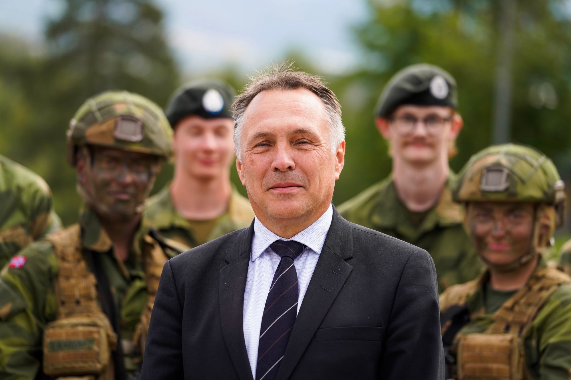 Forsvarsminister Tore O. Sandvik, her under Nato-toppmøtet 2025 i Haag, kort tid etter at han svarte Stortinget om innkjøpsoversikten.