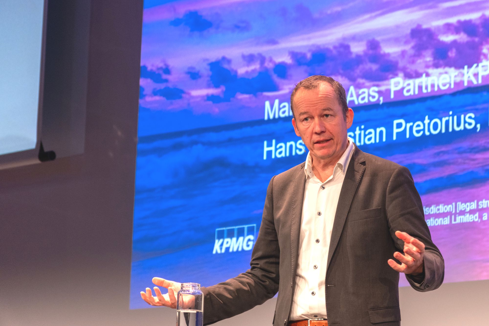 Hans Christian Pretorius på Attack-konferansen 2023.