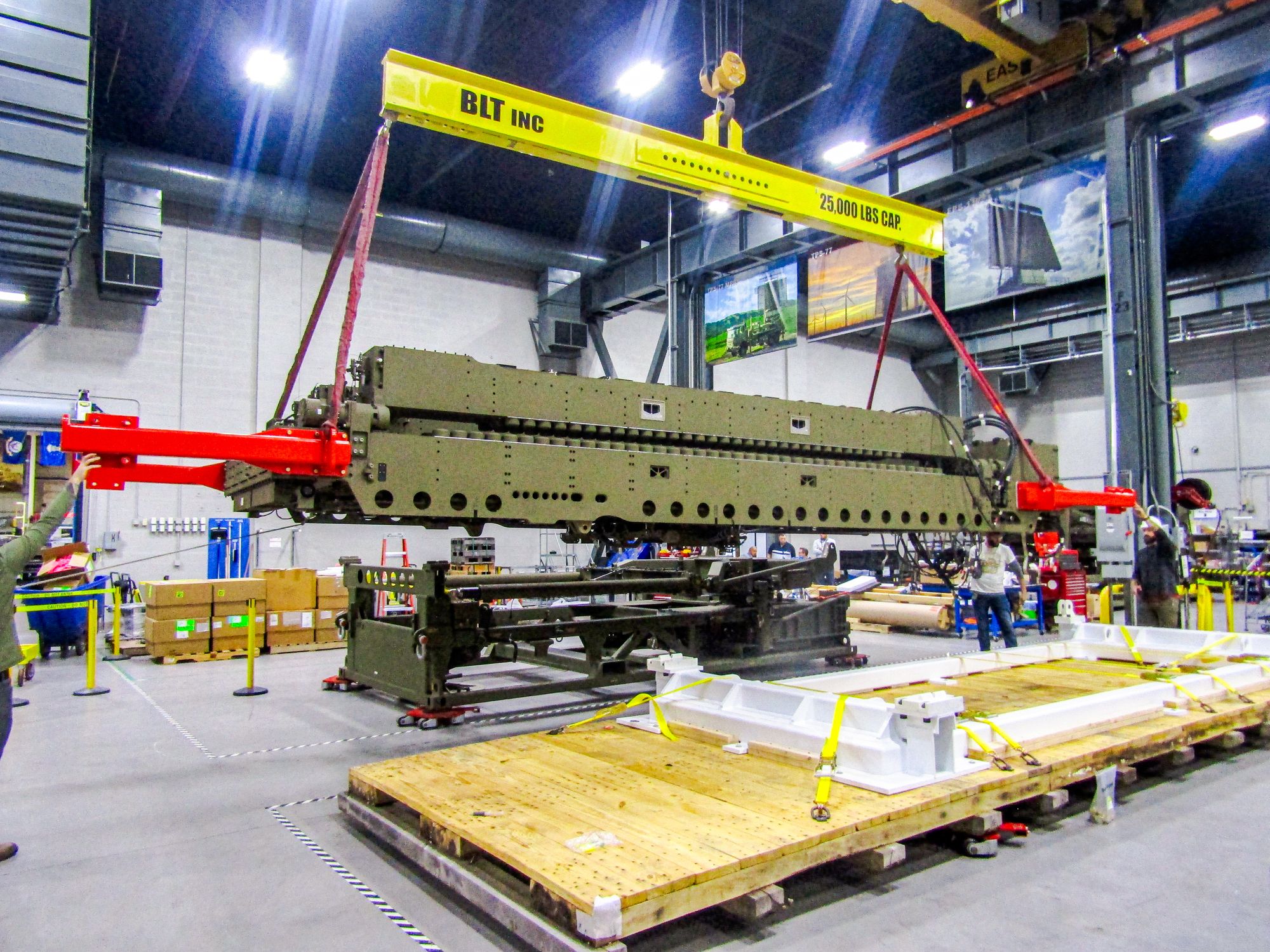 Illustrasjon som viser hvordan et radaranlegg kan se ut.