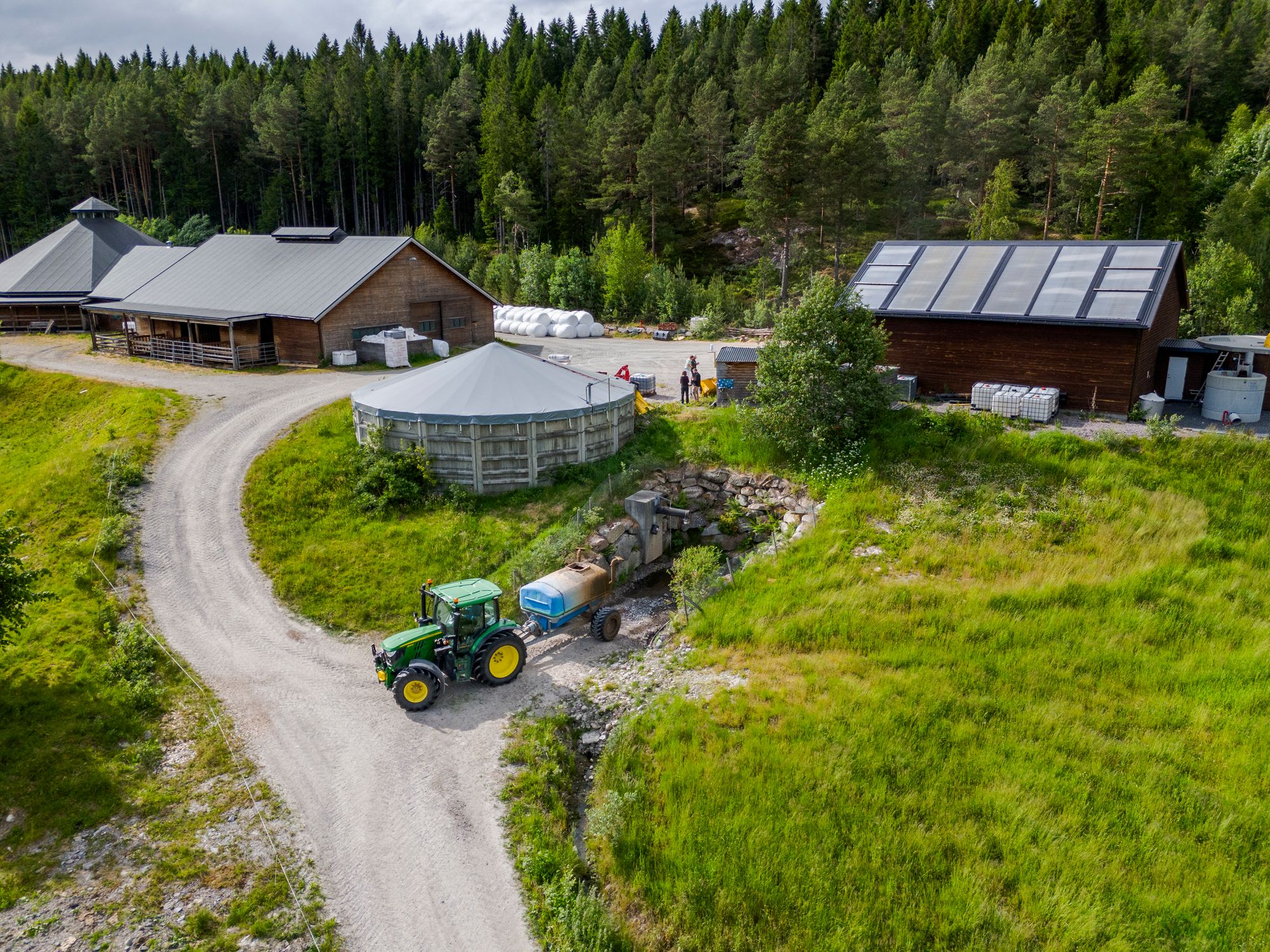 Da Bayer utviklet en liten modell for å svare på spørsmål fra bønder, viste den seg å være 40 prosent mer nøyaktig enn en stor språkmodell. Bildet er fra Norsøks gård på Tingvoll.