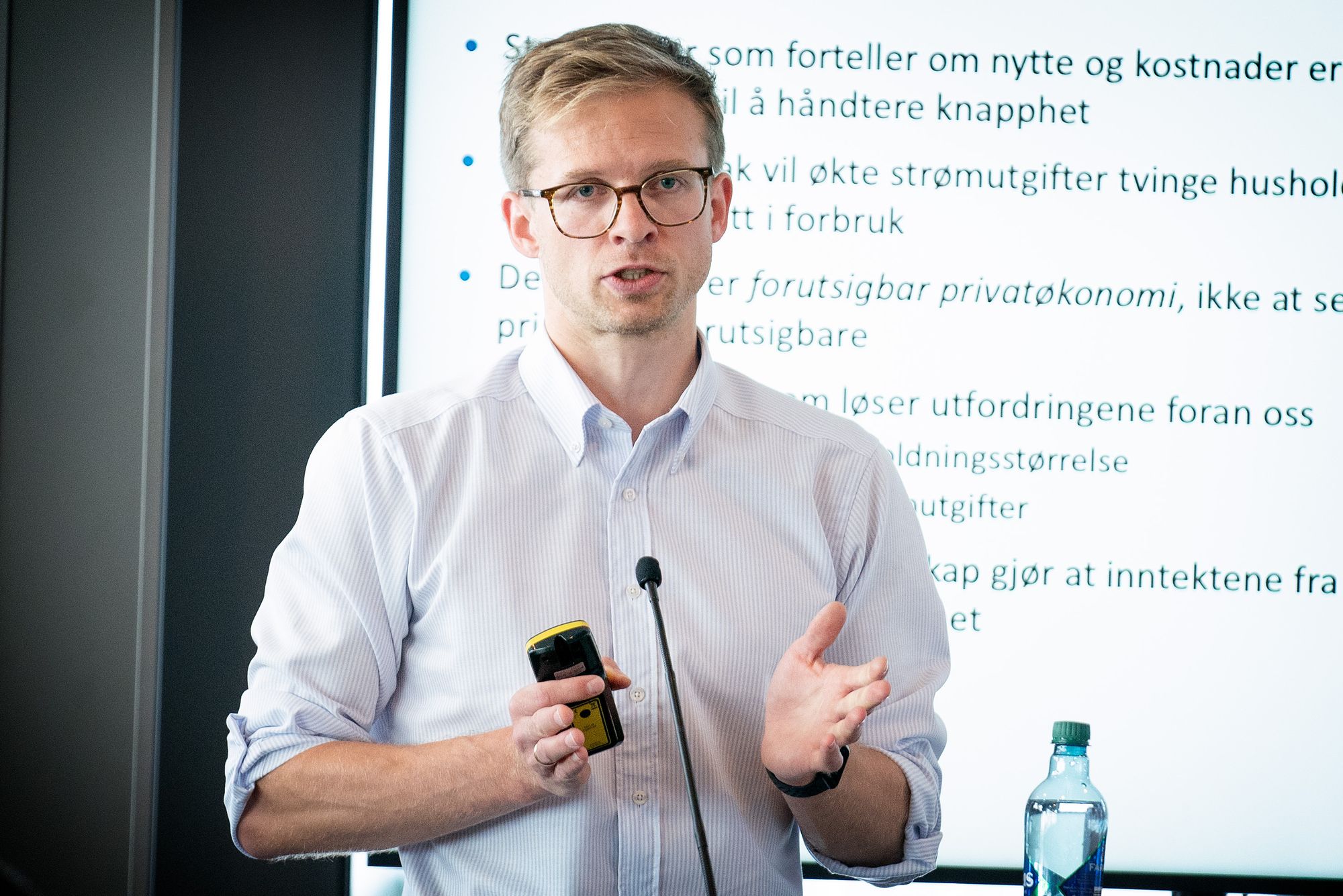 Fagetatene bør særlig vurdere om departementet har vurdert behov og forutsetninger for forbrukerfleksibilitet, mener Åsmund Sunde Valseth i Vista Analyse.