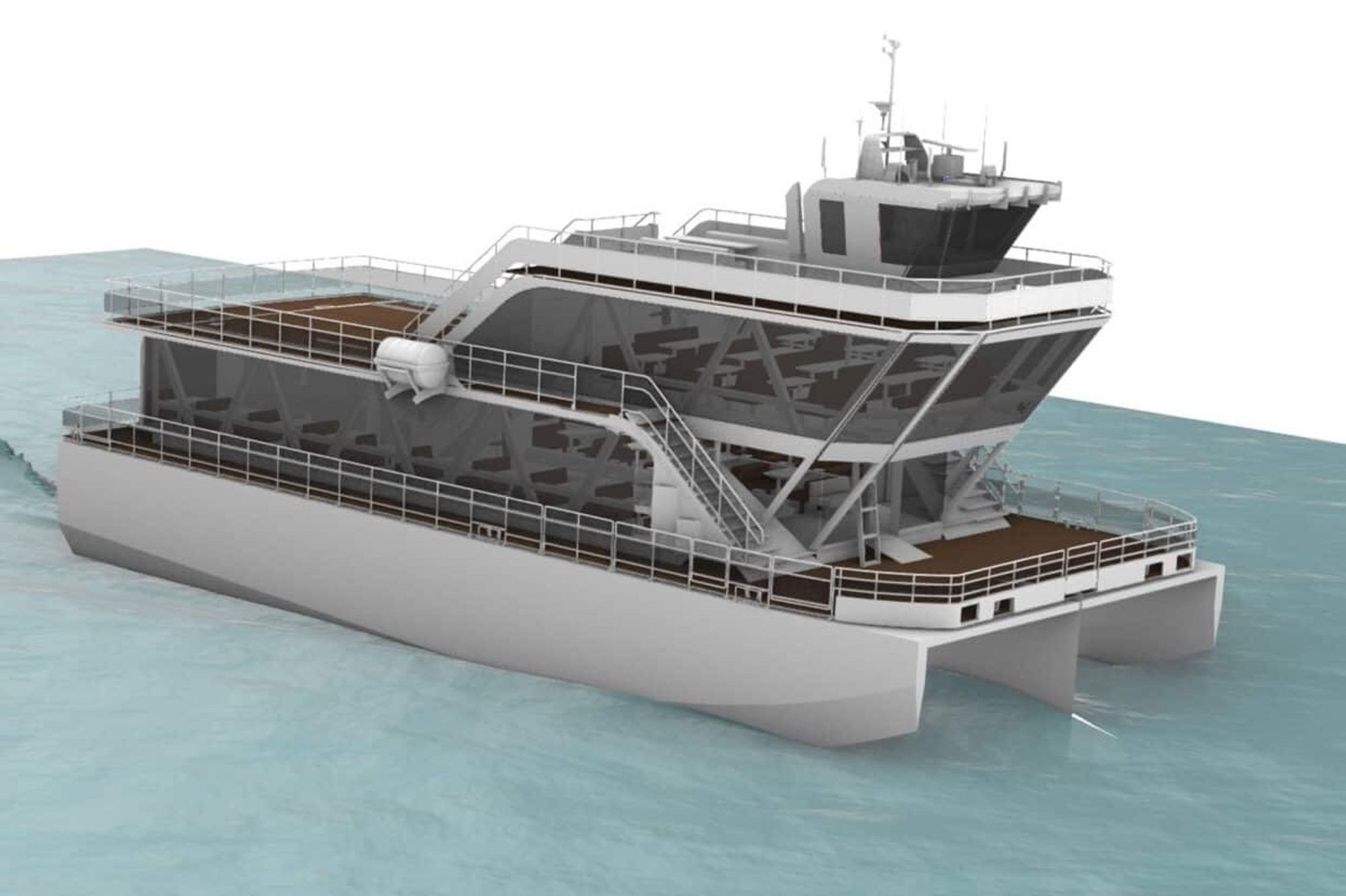 Slik illustrerer Brim Explorer de nye turistskipene.