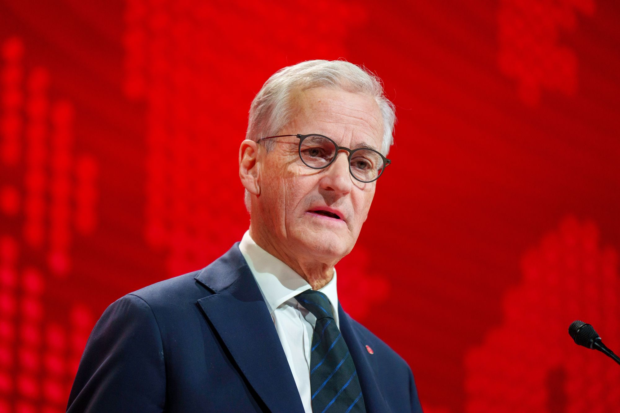 Statsminister Jonas Gahr Støre har advart USAs president Donald Trump i en tekstmelding. Her fotografert ved en tidligere anledning.