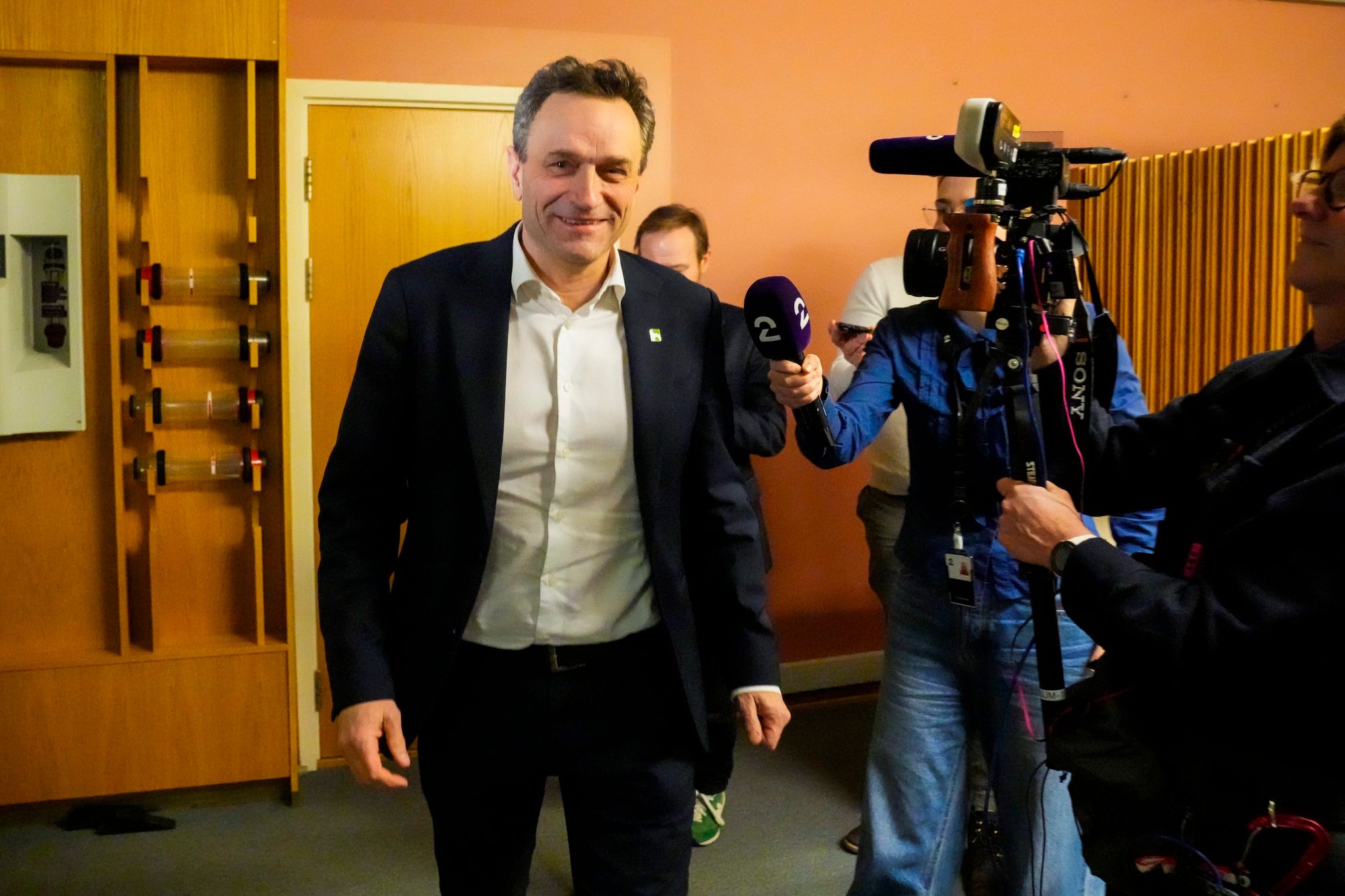 MDG-leder Arild Hermstad i Stortinget i forbindelse med budsjettforhandlingene i desember.