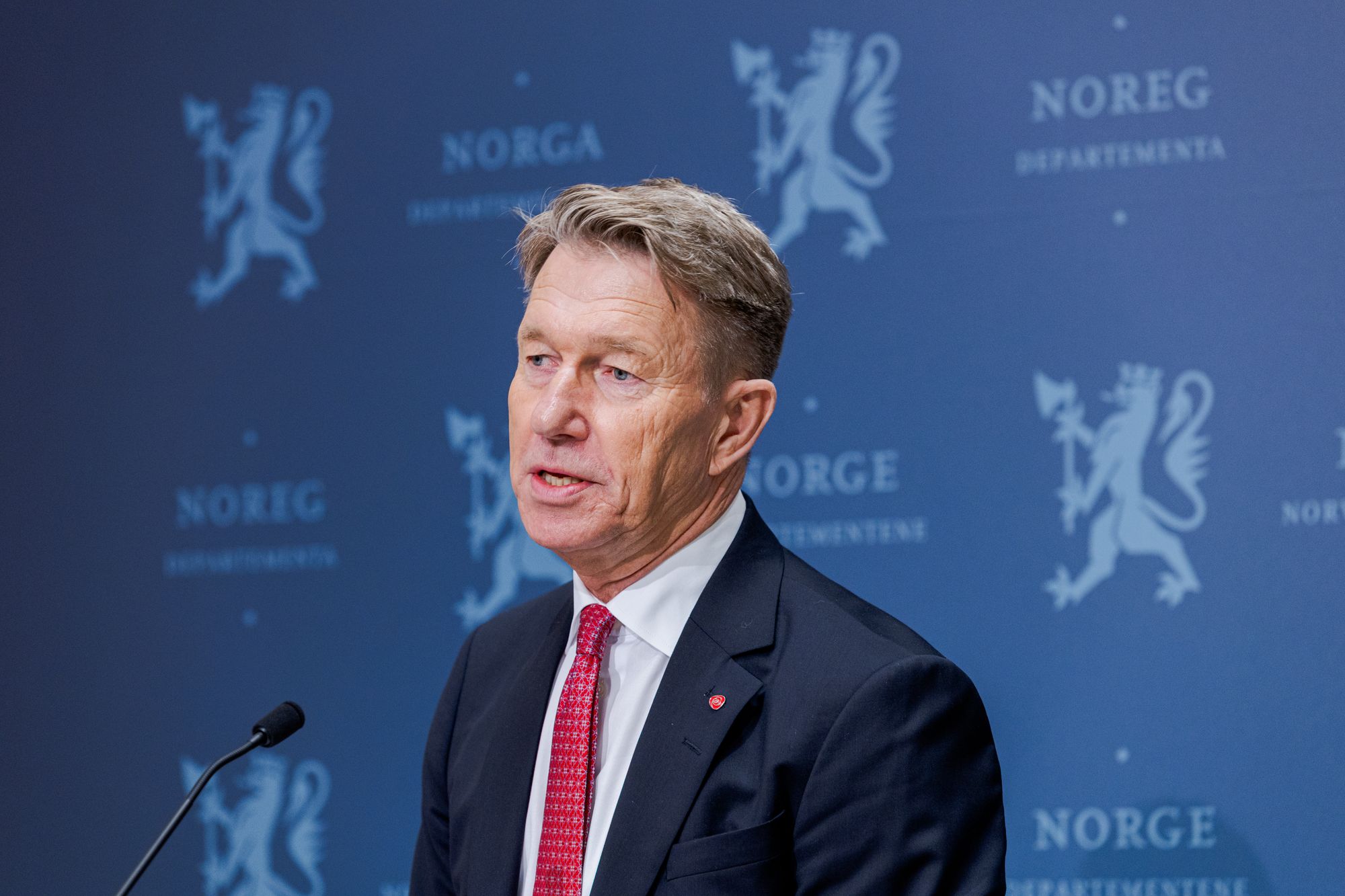 Energiminister Terje Aasland (Ap). 