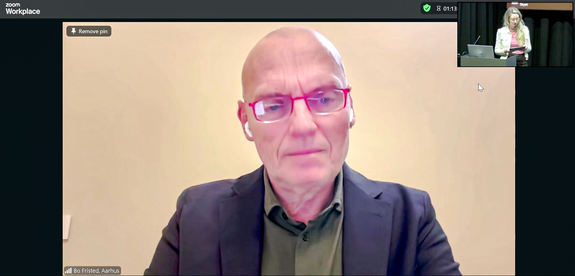 Bo Fristed er sjef for innovasjon, teknologi og kreativitet (ITK) i Aarhus kommune i Danmark. Fristed var med på Personverndagen via videolink fra Portugal, der han deltok på en konferanse.