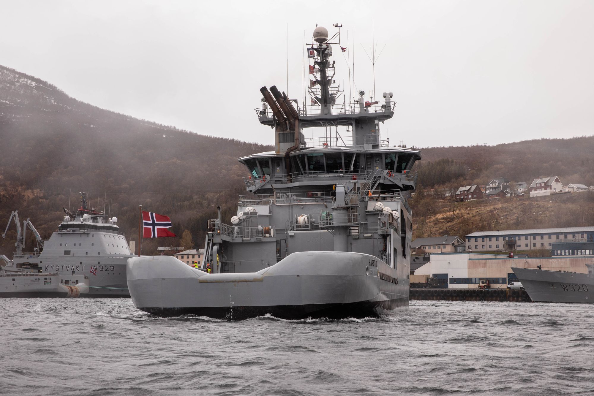 Ramsund orlogsstasjon i Troms er en av Sjøforsvarets hovedbaser. Den skal huse de nye 212 CD-ubåtene i Nord-Norge når de leveres fra 2029.