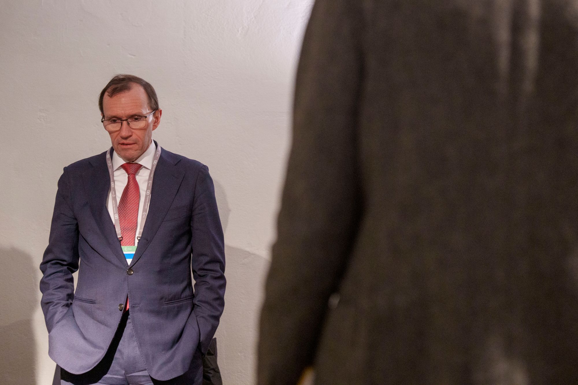 – Jeg er dypt bekymret for at vi nå får en ny, omfattende krig i Midtøsten, sier utenriksminister Espen Barth Eide (Ap), her under den årlige sikkerhetskonferansen i München tidligere i år.