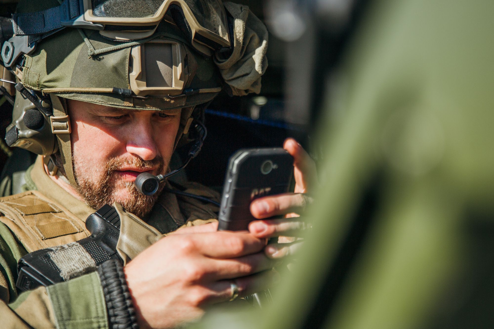 Northcom og Forsvarsmateriell har inngått en rammeavtale verd 480 millioner kroner om levering av kommersielt 5G- og radioutstyr. Dette illustrasjonsfotoet er tatt under øvelse Bold Quest i Bjerkvik i 2019, og viser ikke de spesifikke modellene som Northcom kommer til å levere.