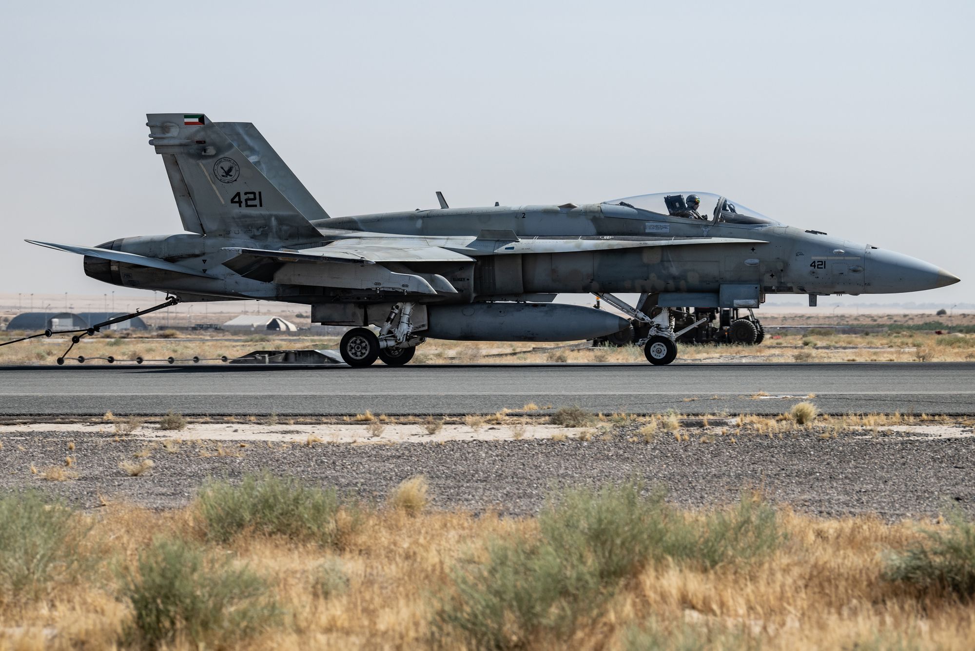 Det kan ha vært et slikt F/A-18 Super Hornet-fly fra Kuwaits luftforsvar som skjøt ned alle de tre amerikanske F-15E-flyene som styrtet i Kuwait mandag denne uken.