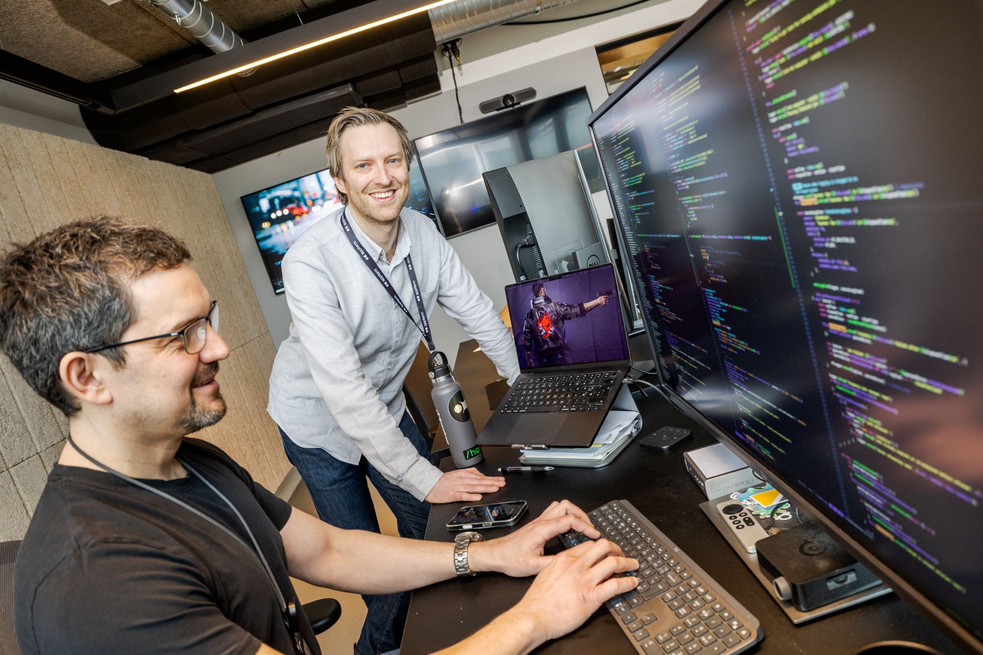 Ole Johnny Borgersen (43) og Marius Tuft (43) i Appfarm merker økt internasjonal etterspørsel. – Det er mye vanskeligere å selge produktet i et annet land, sier Tuft.