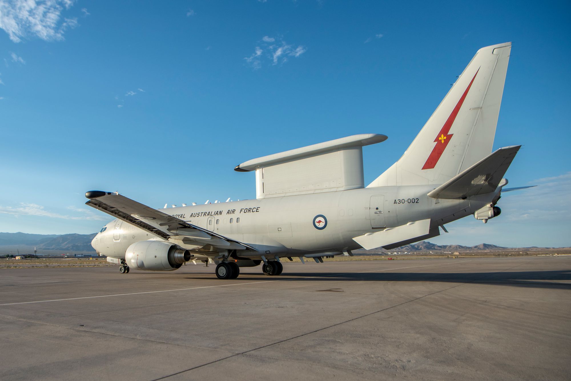 Det er igjen sannsynlig at USAs Awacs-fly erstattes av Boeing E-7A Wedgetail. På bildet vises et Wedgetail-fly som tilhører Royal Australian Air Force.