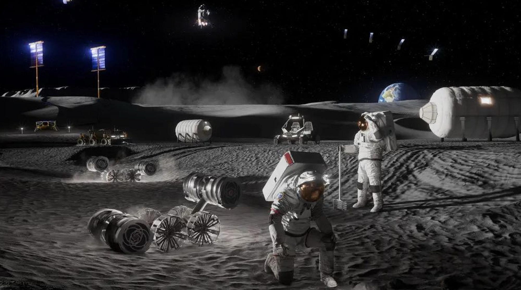 Nasa planlegger flere måneoppdrag i årene som kommer. Målet er å etablere en base der om ikke altfor lenge.