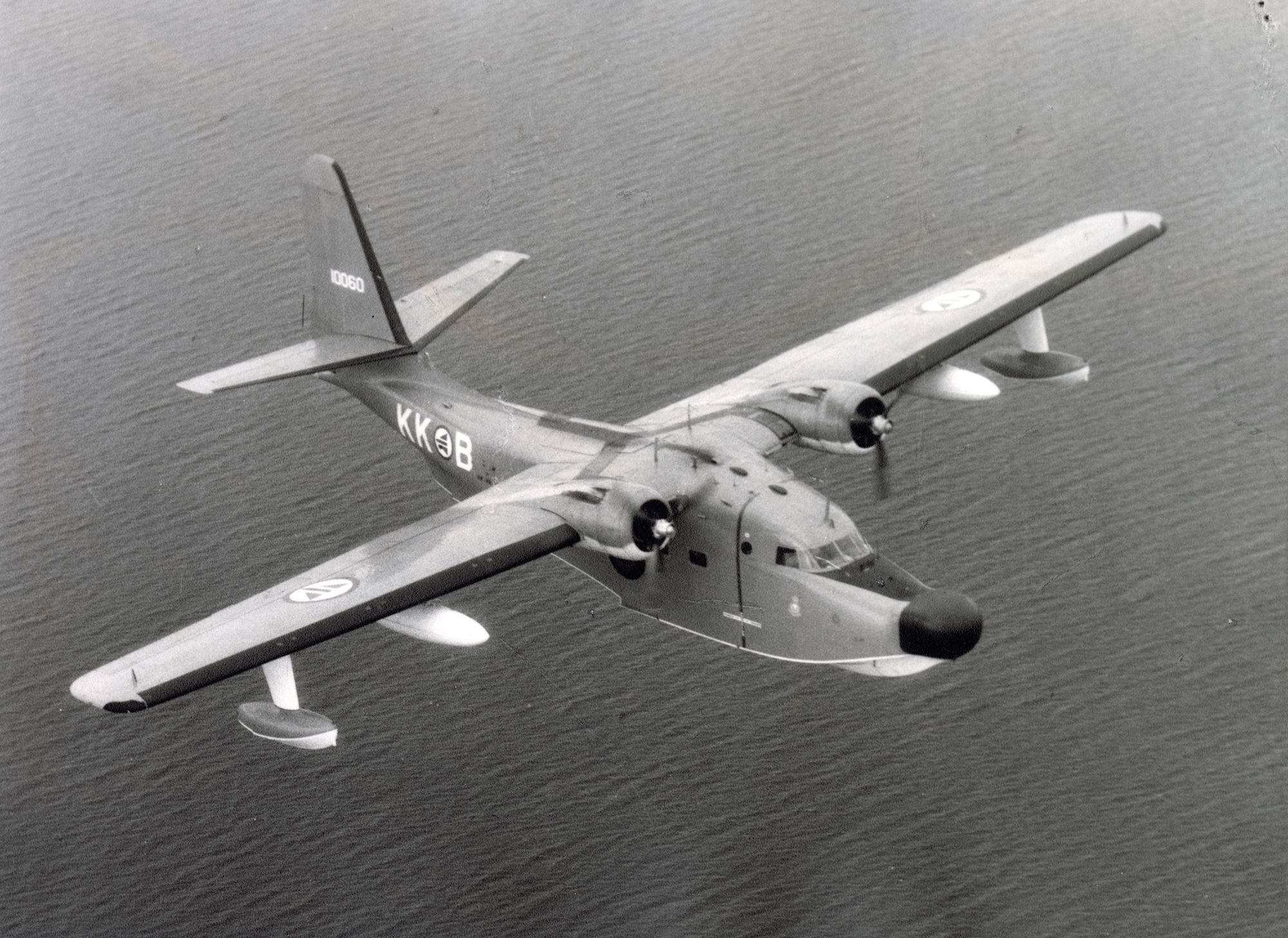 Illustrasjon: Et av 333 skvadrons HU-16 Albatross-fly, som var stasjonert på Andøya flystasjon på 1960-tallet.