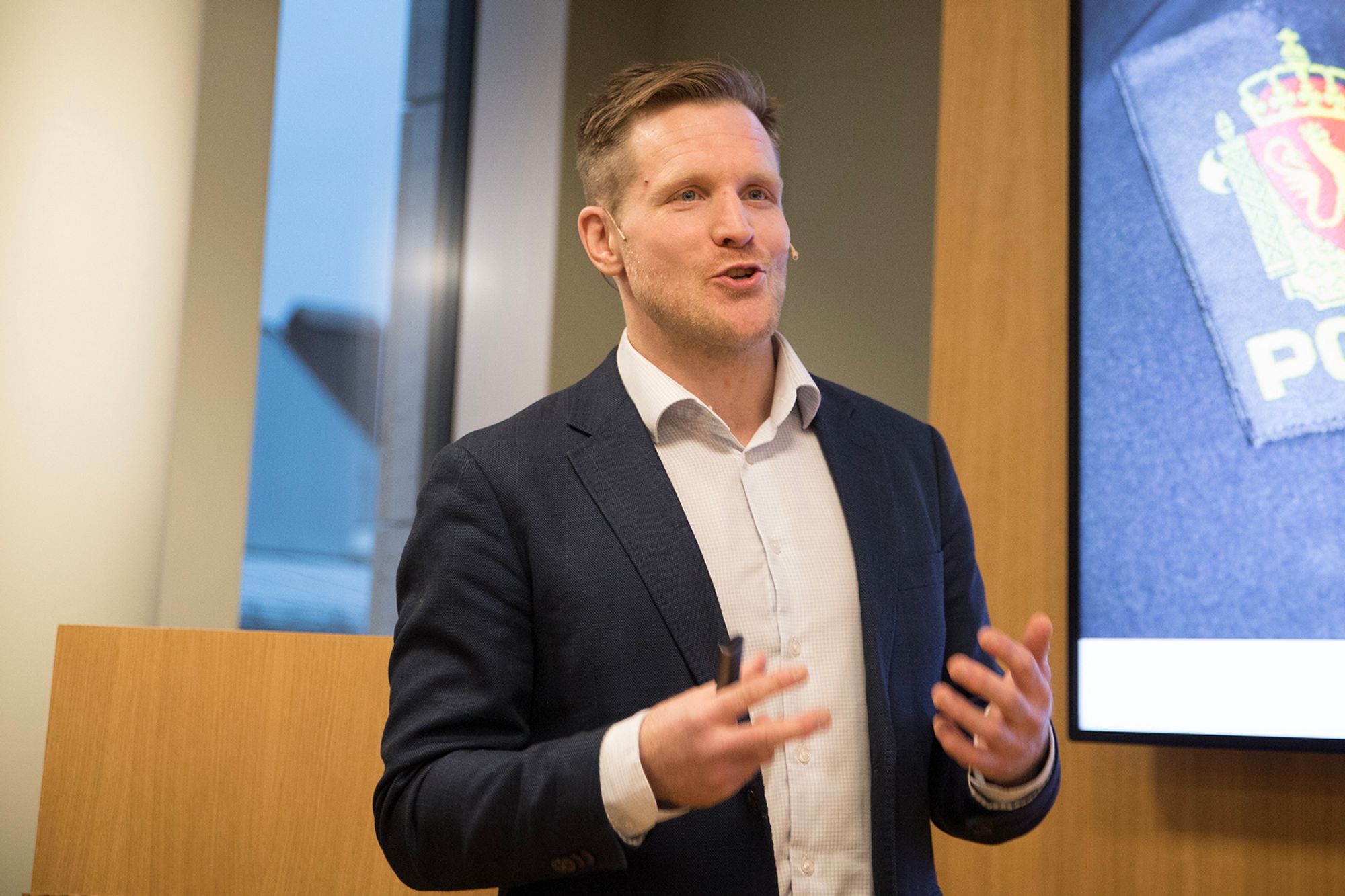 Simen Bakke, informasjonssikkerhetsrådgiver i Politiets IKT-tjenester.