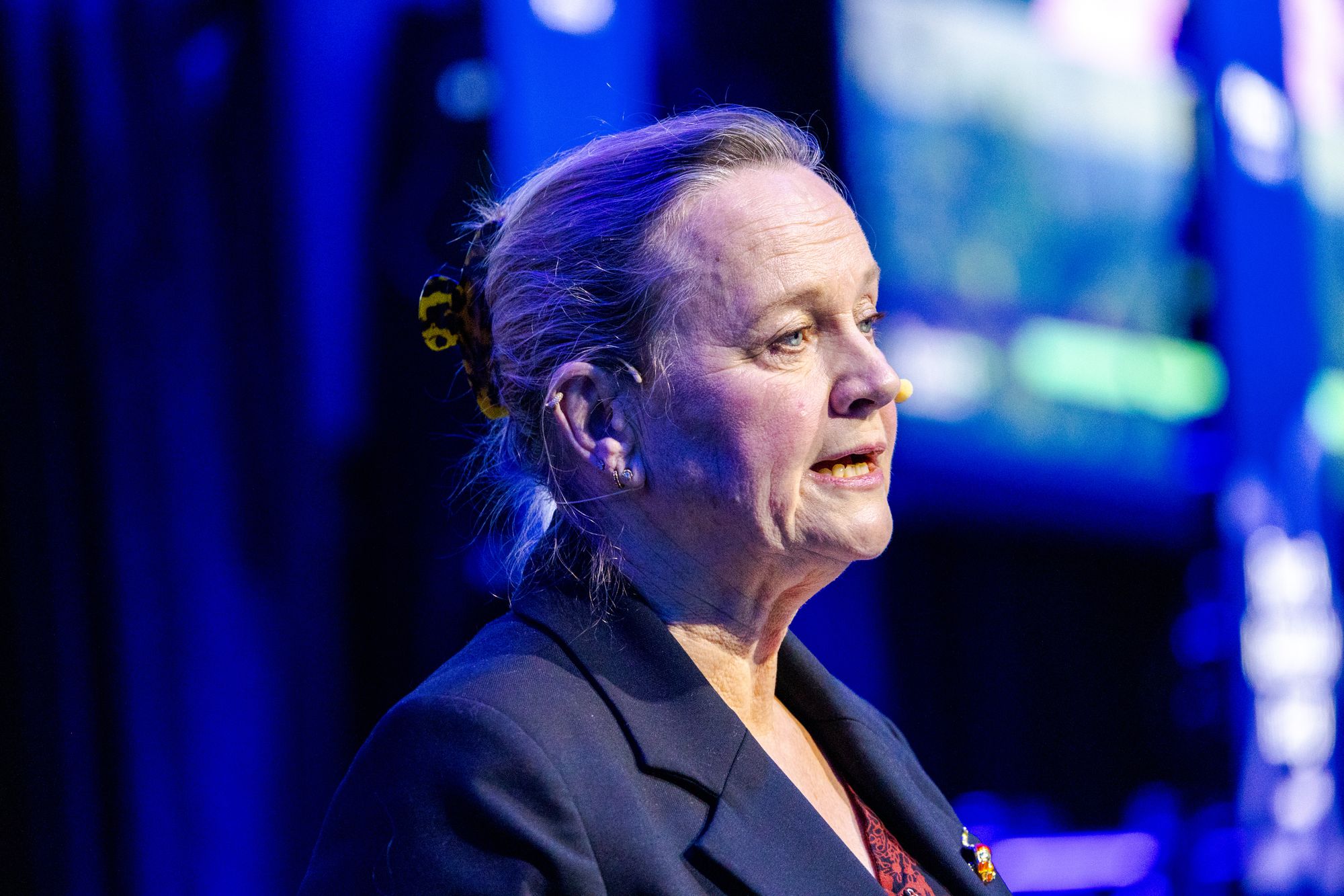 Elisabeth Vike Vardheim, konsernsjef i Statnett. Bildet er fra Pareto-konferansen 2026.
